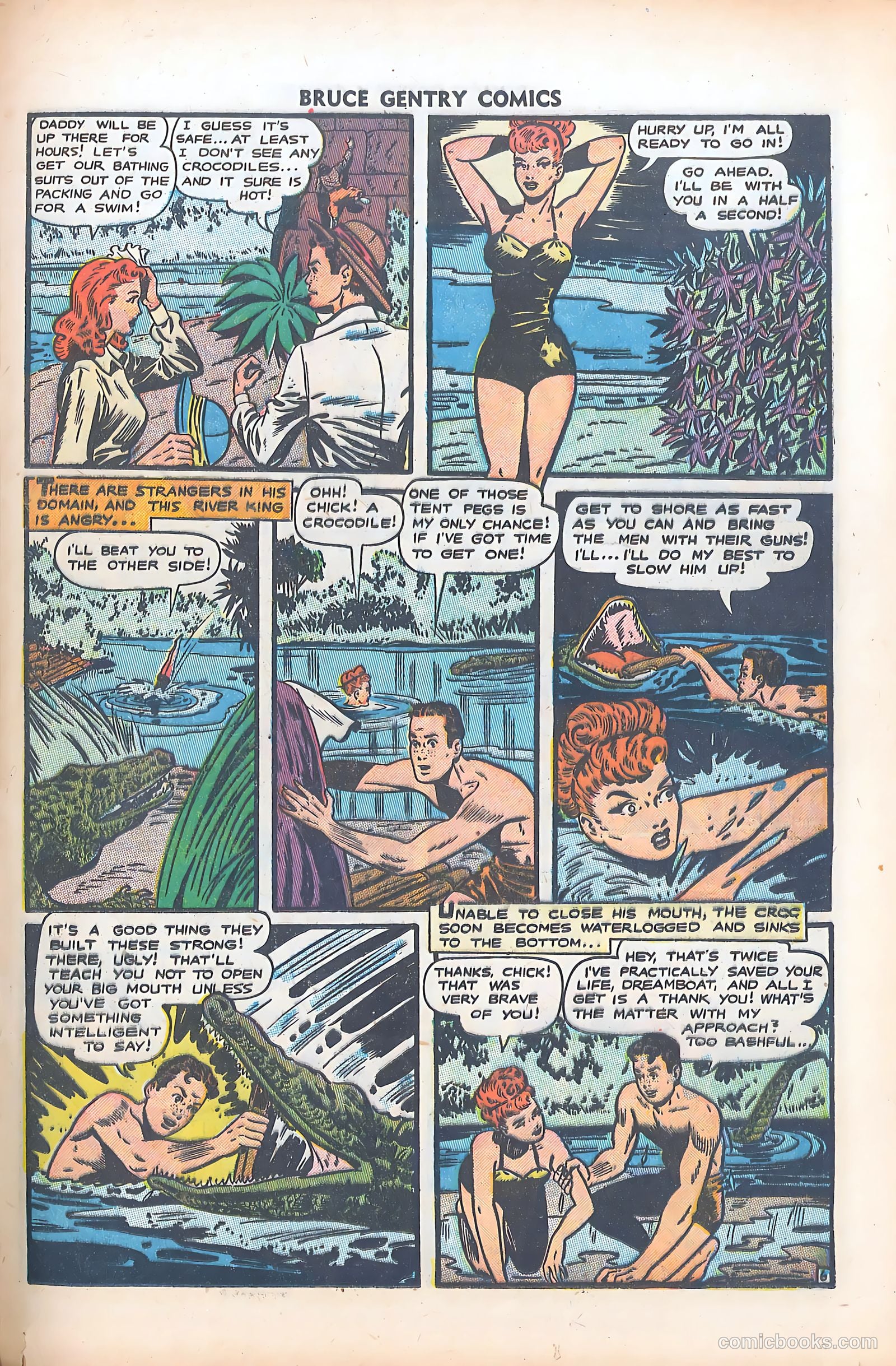Bruce Gentry Comics #5 (1949) — page 25 of 36