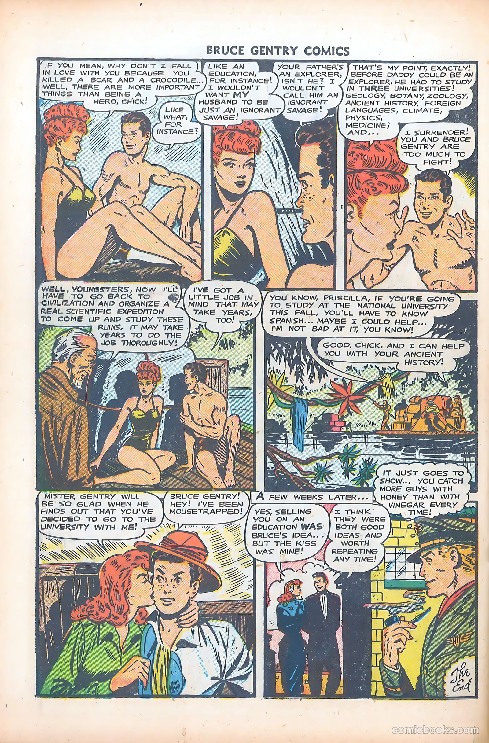 Bruce Gentry Comics #5 (1949) — page 26 of 36
