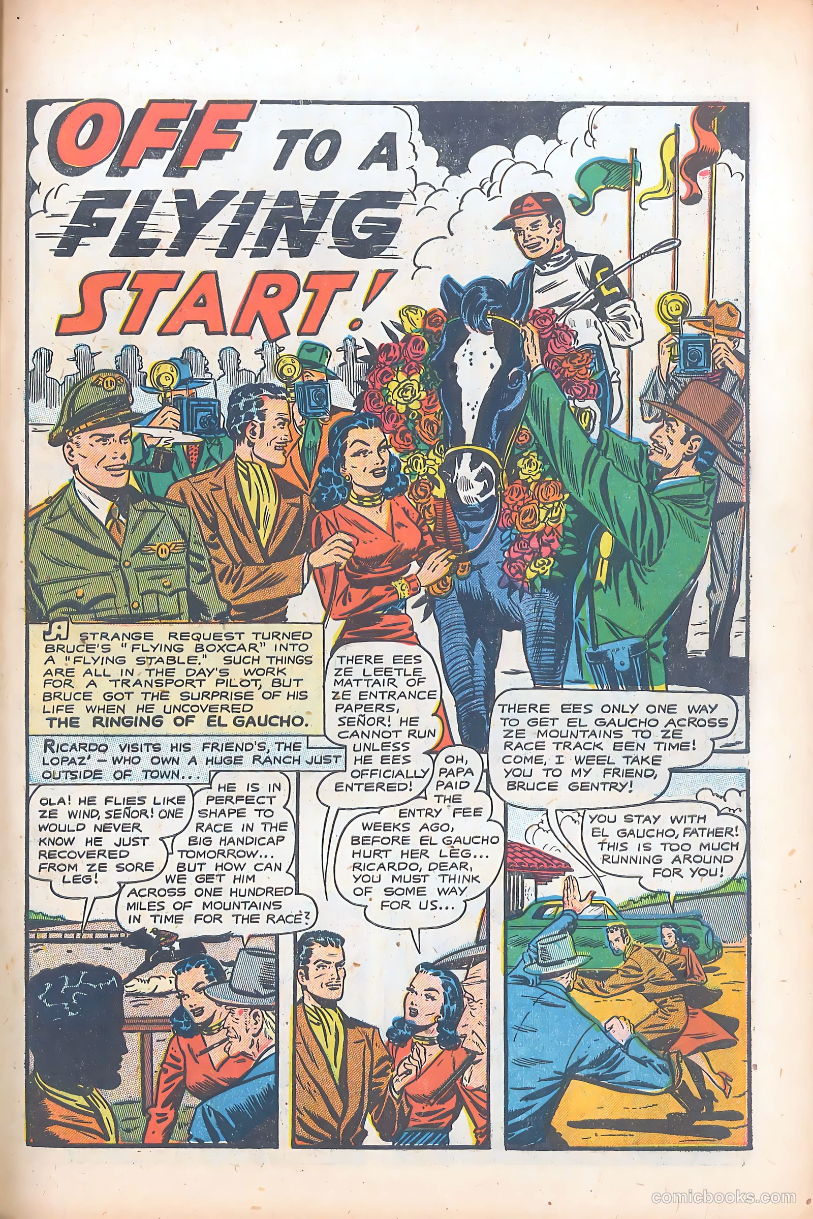 Bruce Gentry Comics #5 (1949) — page 27 of 36
