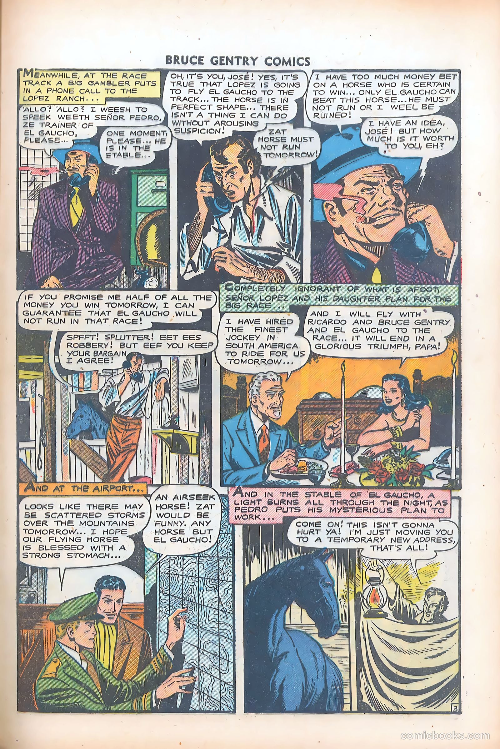 Bruce Gentry Comics #5 (1949) — page 29 of 36