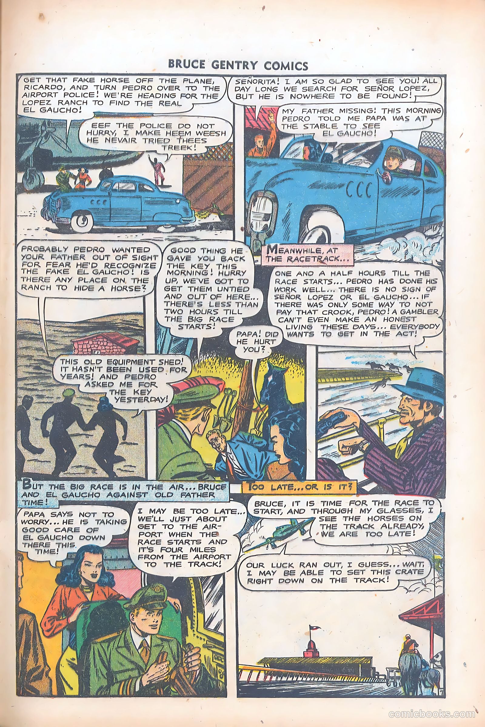 Bruce Gentry Comics #5 (1949) — page 33 of 36