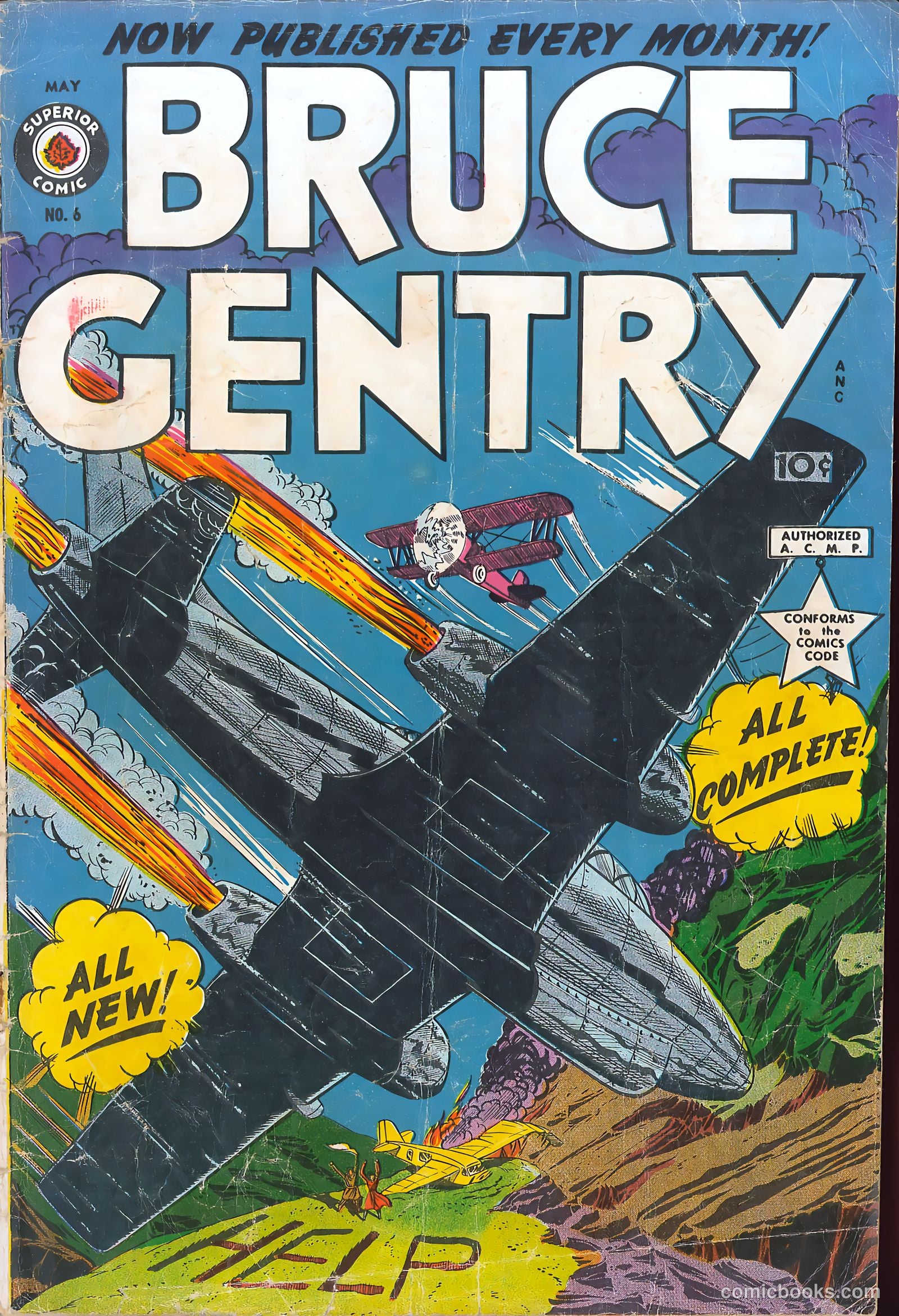 Bruce Gentry Comics #6