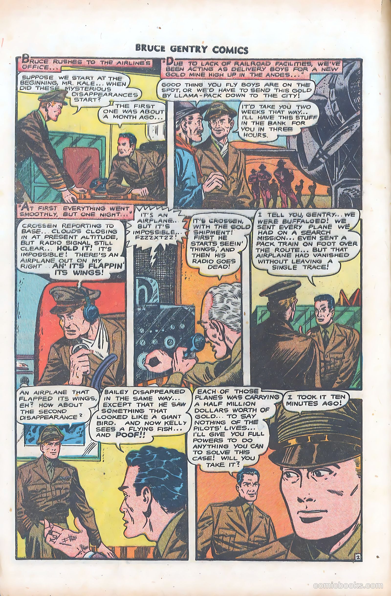Bruce Gentry Comics #6 (1949) — page 4 of 36