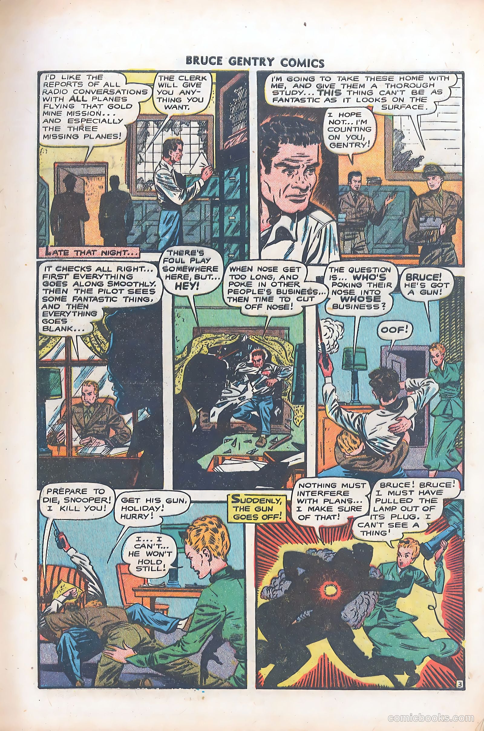 Bruce Gentry Comics #6 (1949) — page 5 of 36