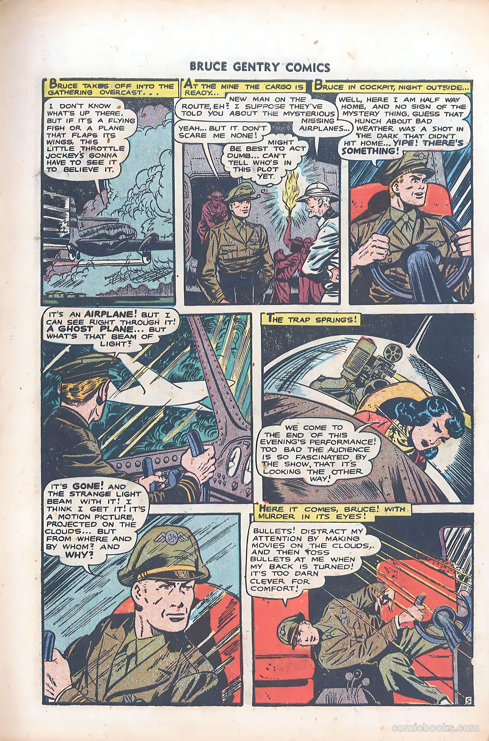 Bruce Gentry Comics #6 (1949) — page 7 of 36