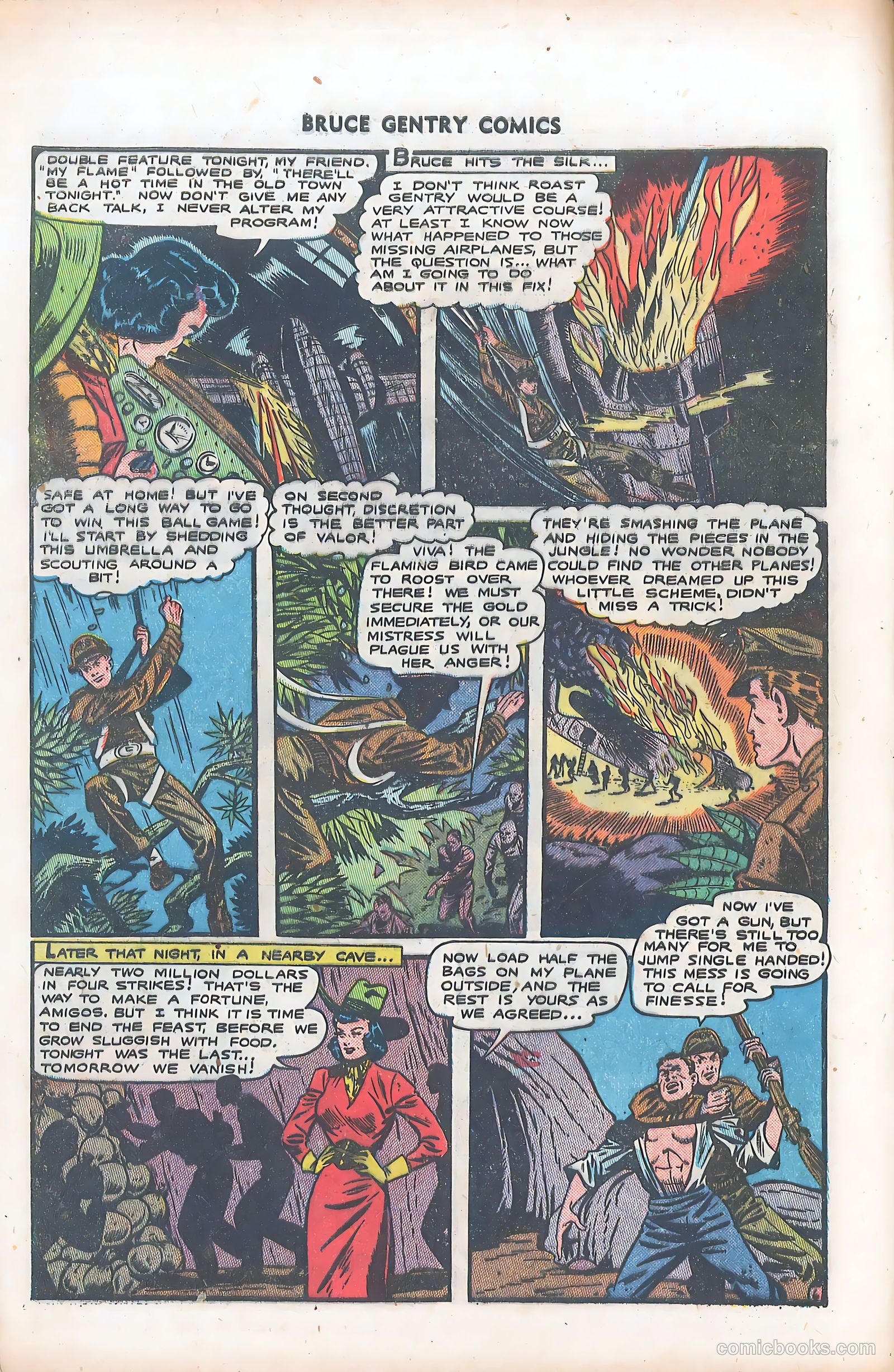 Bruce Gentry Comics #6 (1949) — page 8 of 36