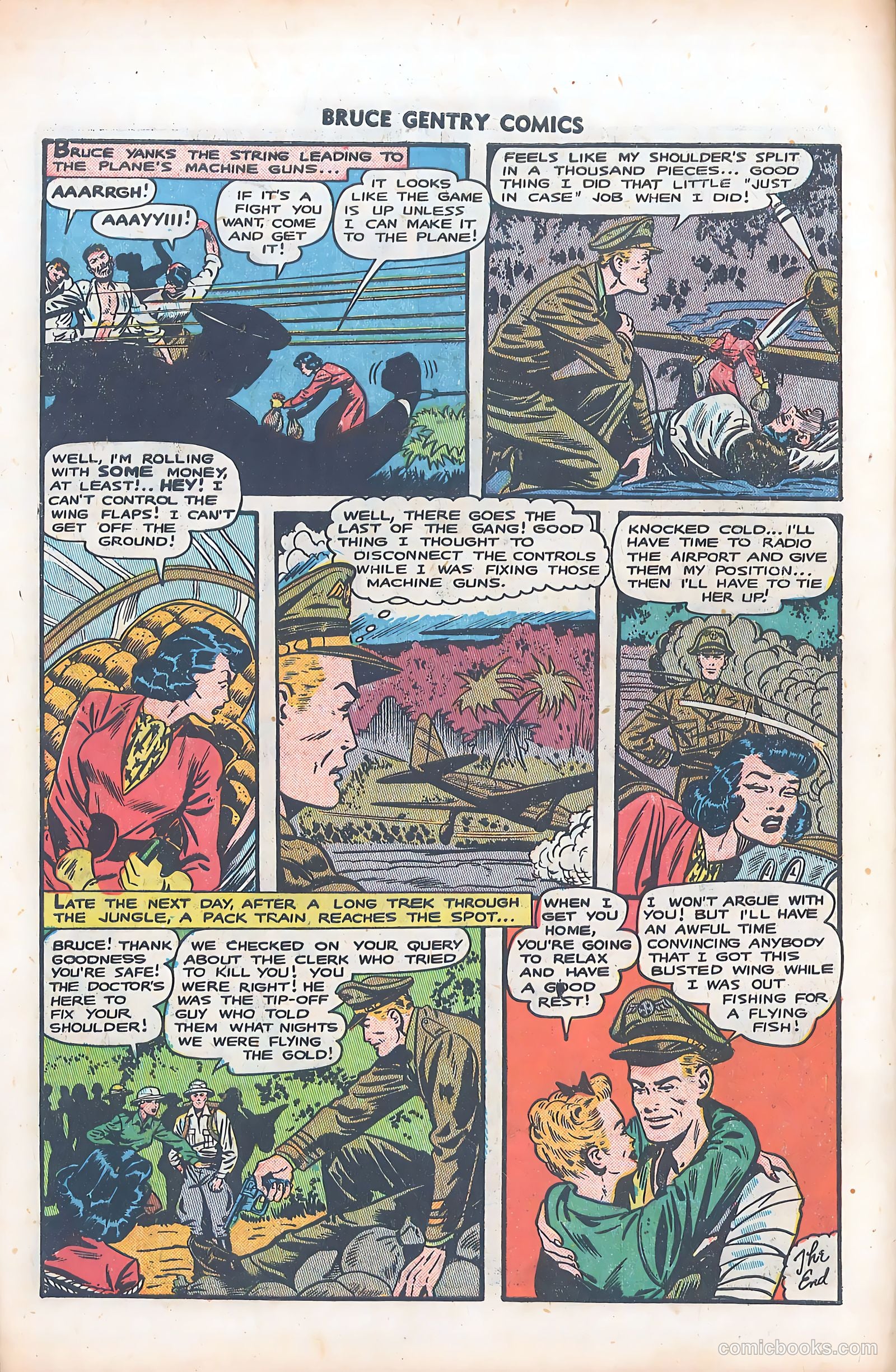 Bruce Gentry Comics #6 (1949) — page 10 of 36