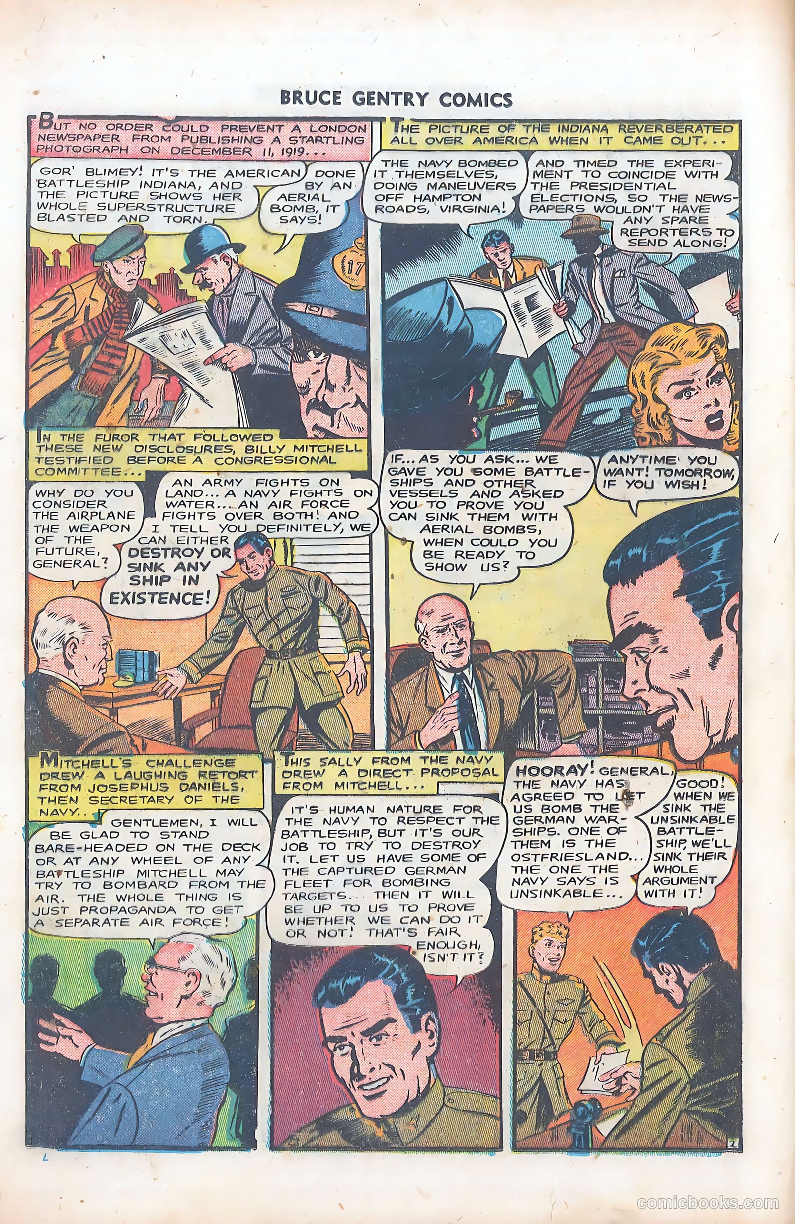 Bruce Gentry Comics #6 (1949) — page 12 of 36