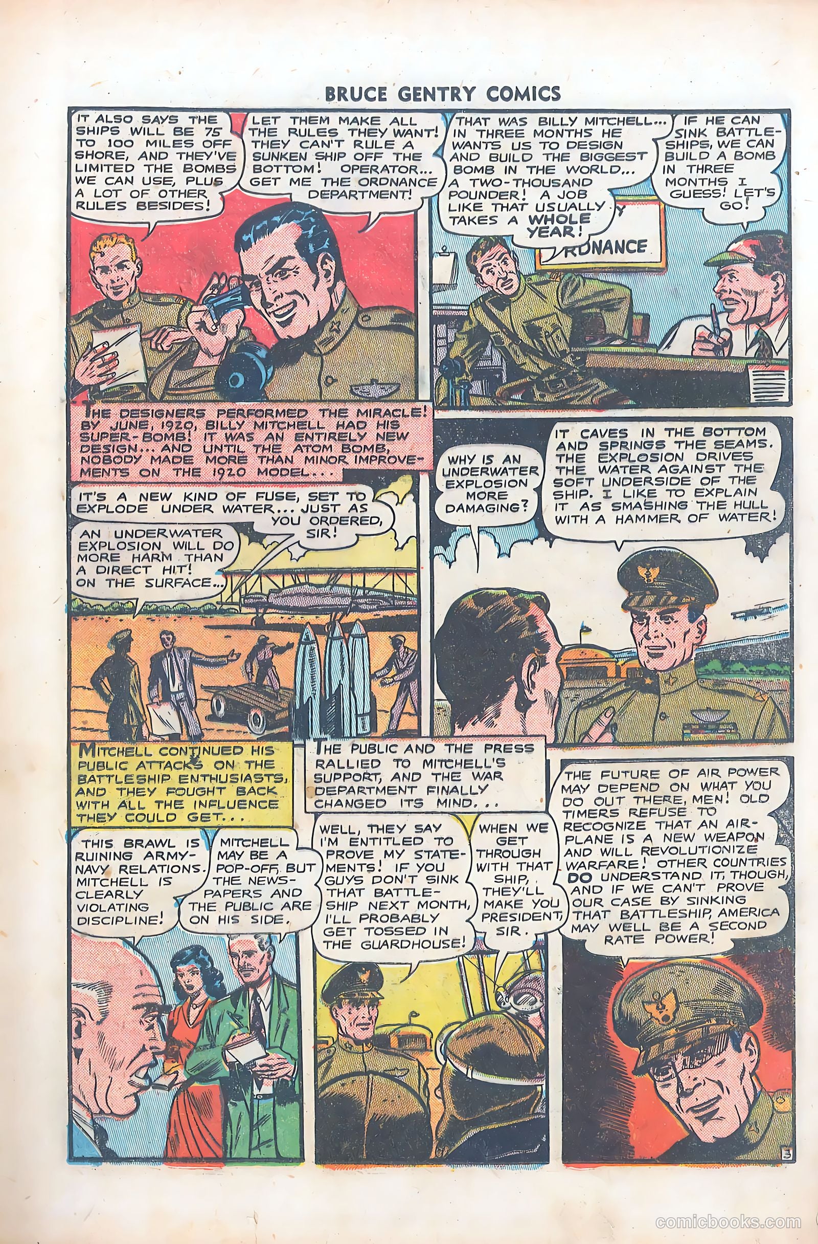 Bruce Gentry Comics #6 (1949) — page 13 of 36