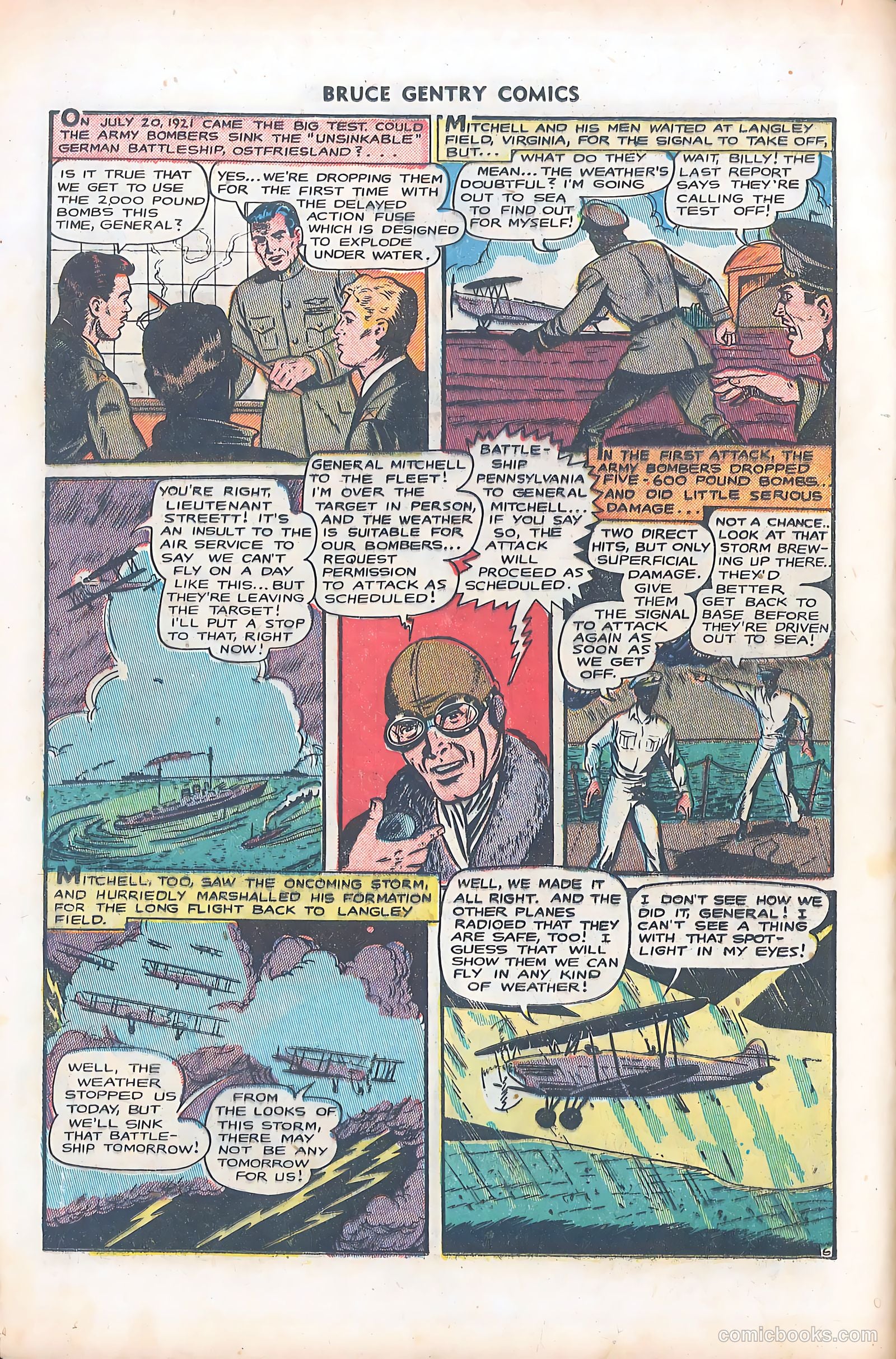 Bruce Gentry Comics #6 (1949) — page 16 of 36