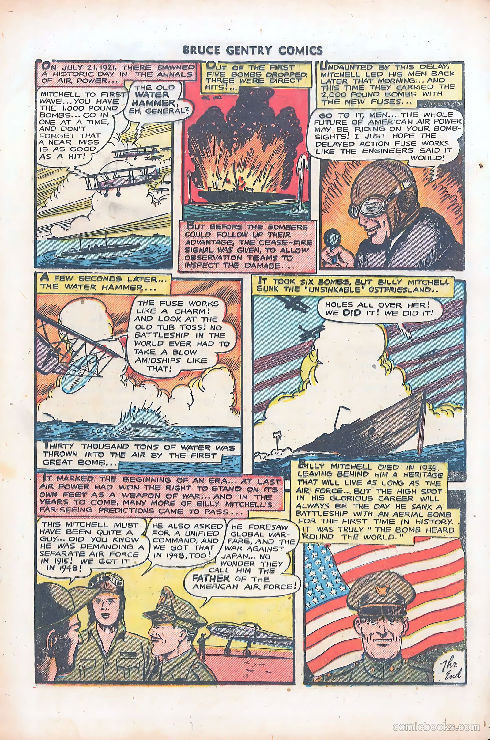 Bruce Gentry Comics #6 (1949) — page 17 of 36