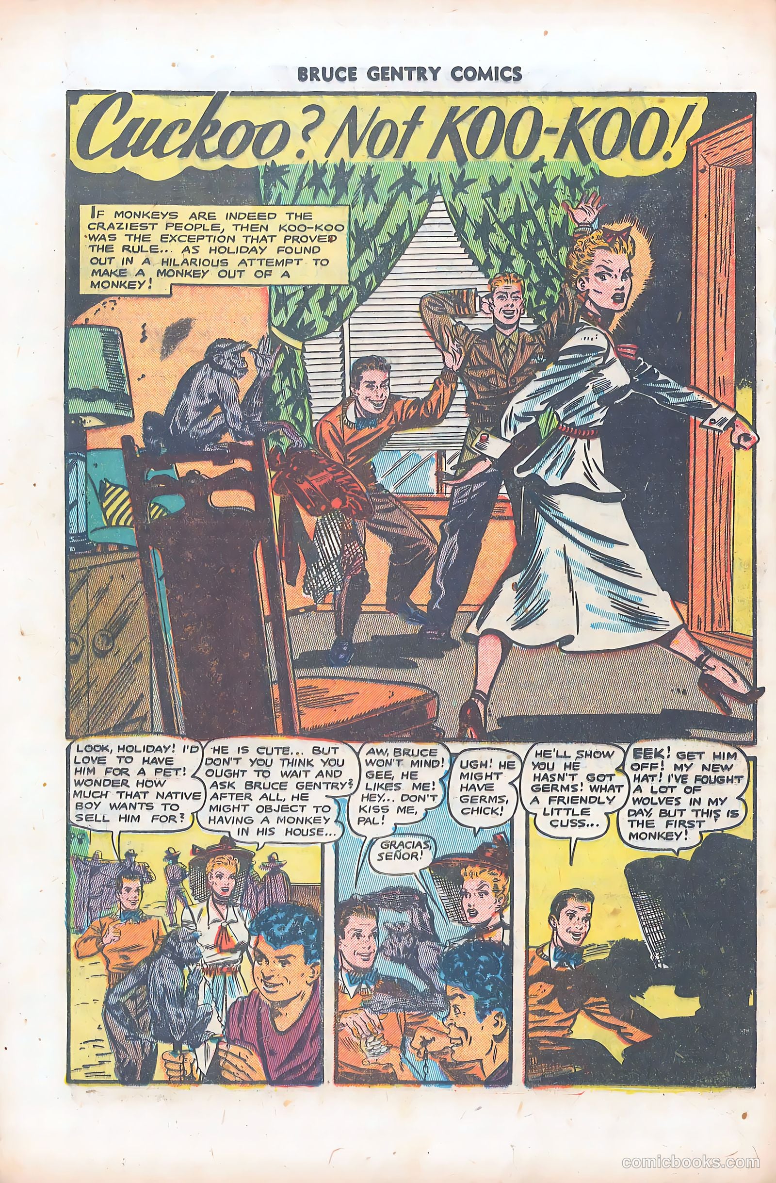 Bruce Gentry Comics #6 (1949) — page 20 of 36