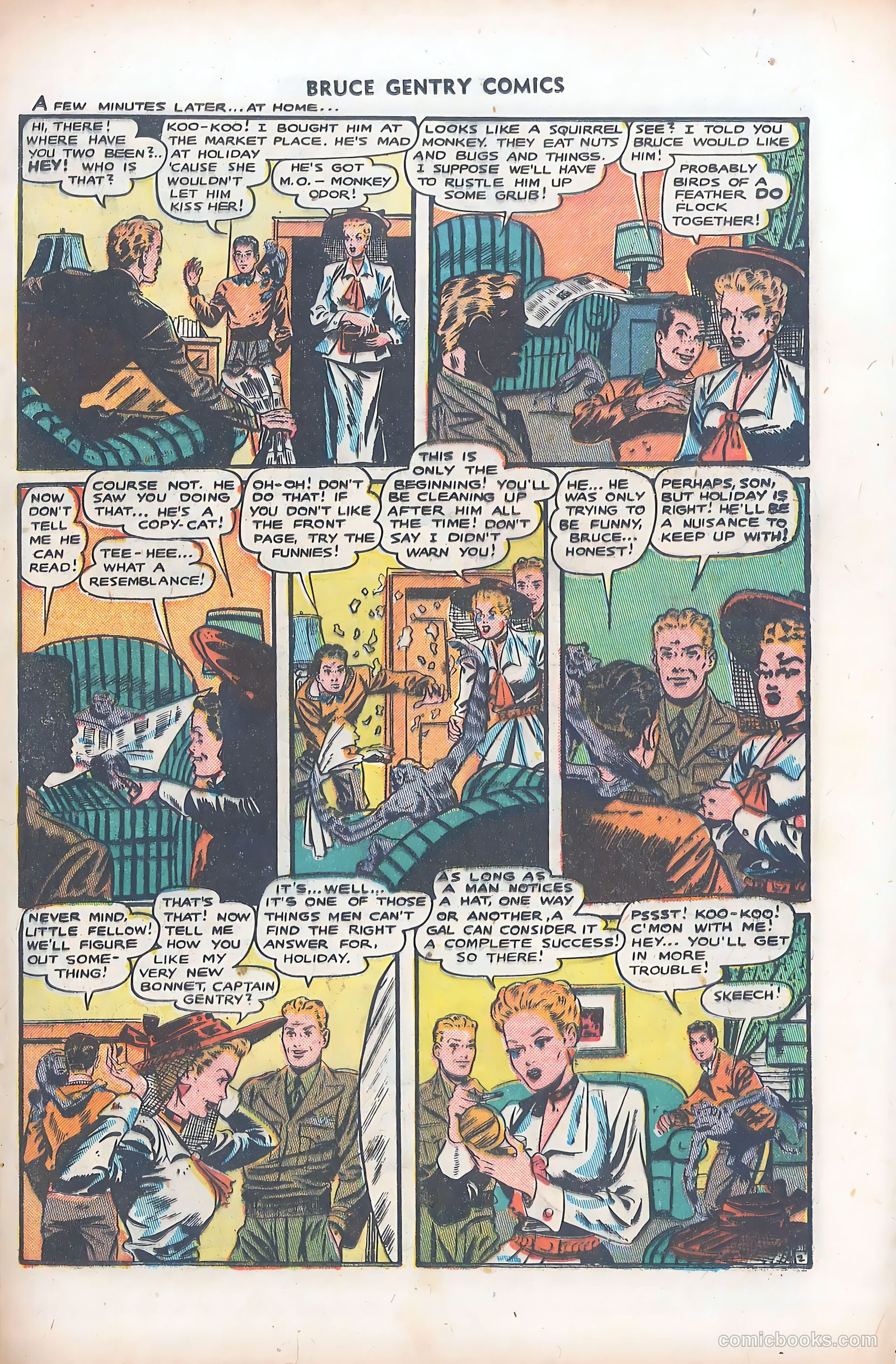 Bruce Gentry Comics #6 (1949) — page 21 of 36
