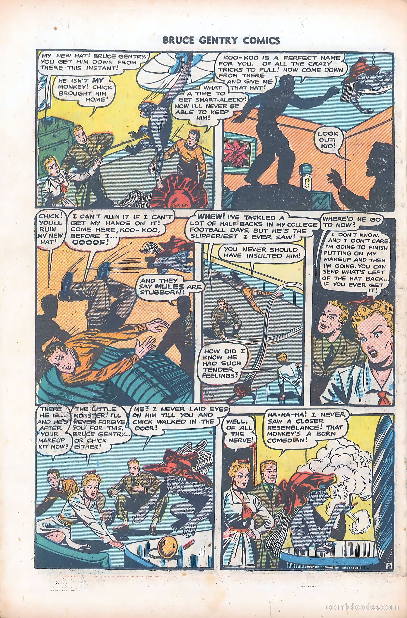 Bruce Gentry Comics #6 (1949) — page 22 of 36
