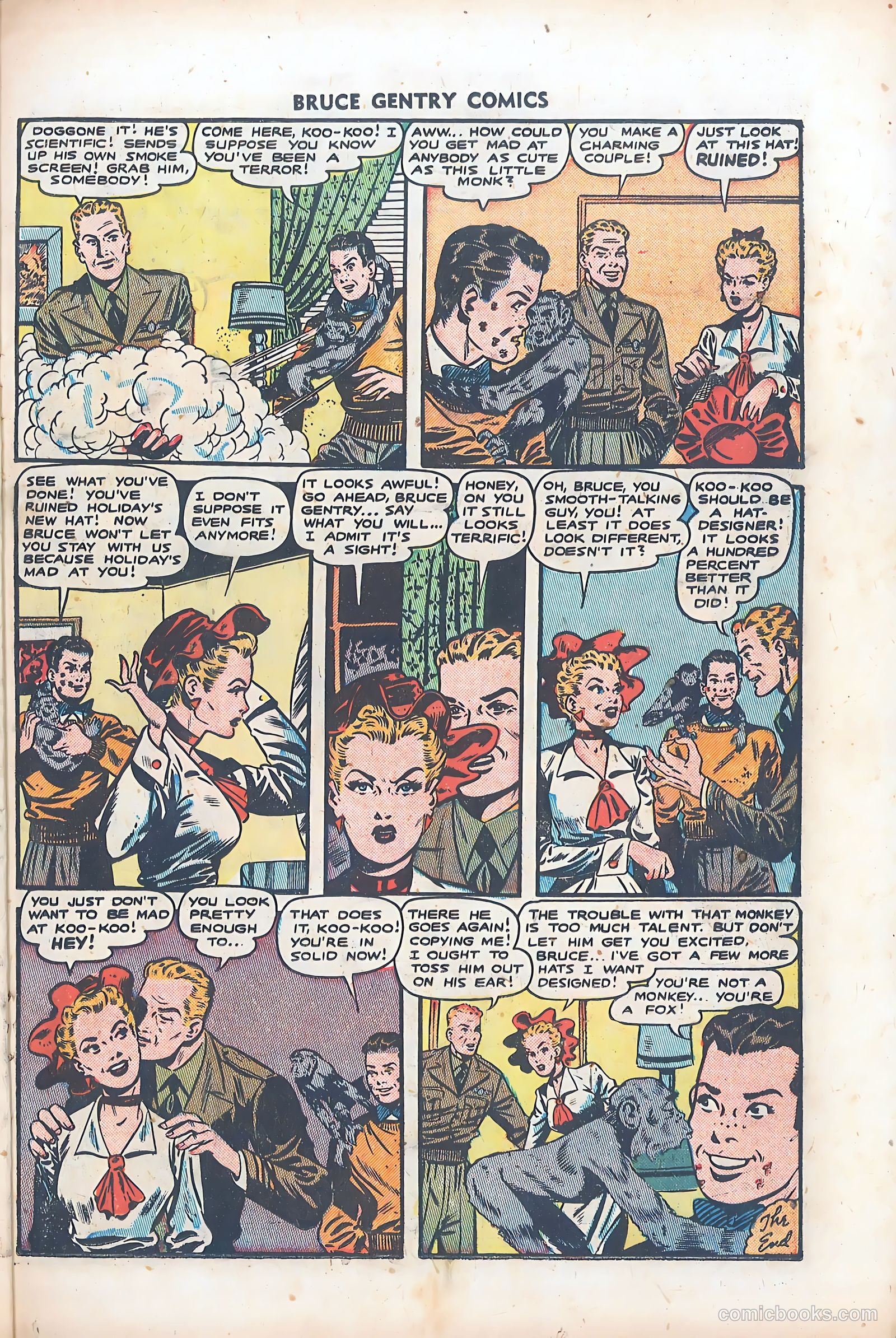 Bruce Gentry Comics #6 (1949) — page 23 of 36