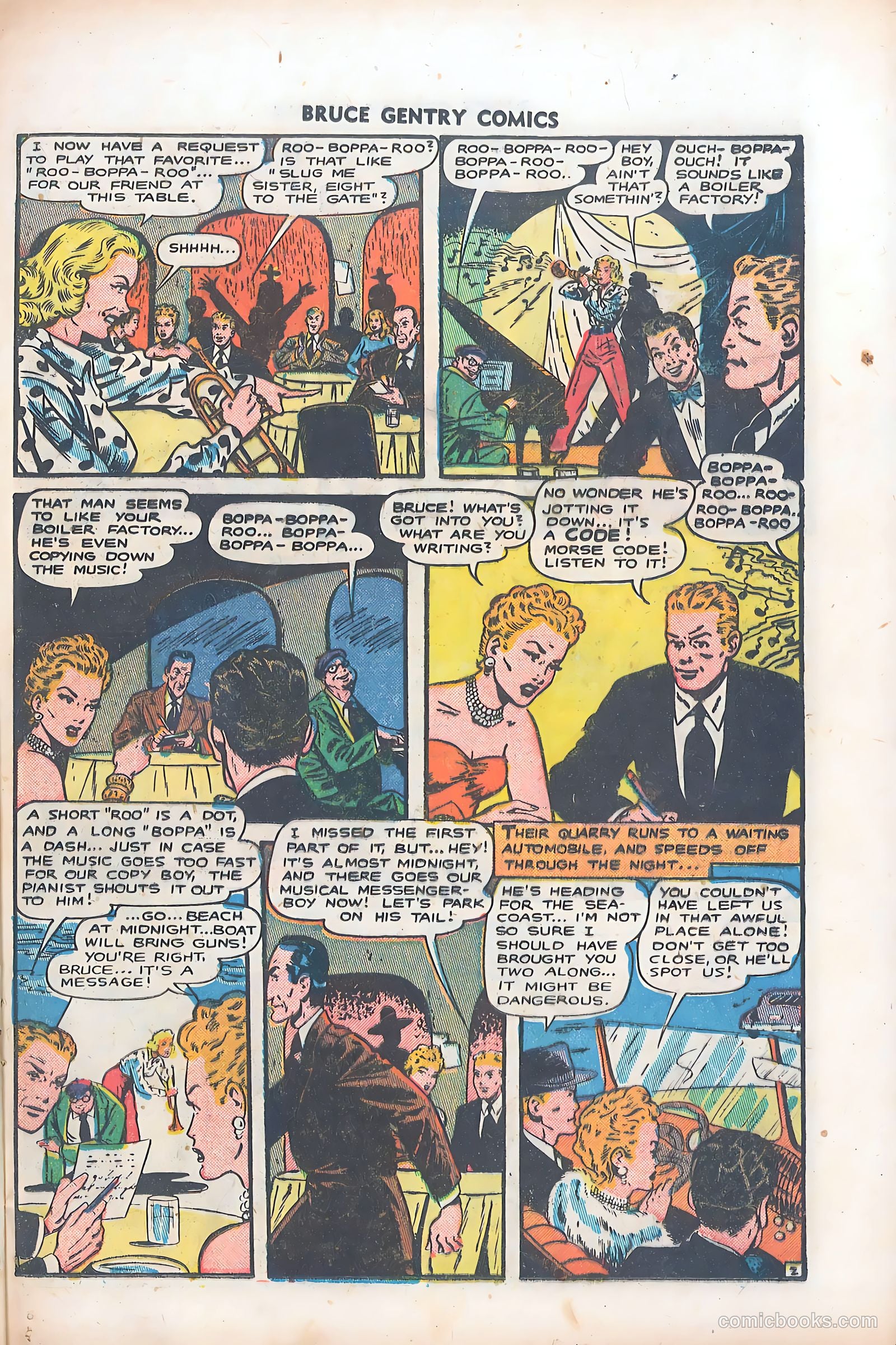 Bruce Gentry Comics #6 (1949) — page 25 of 36