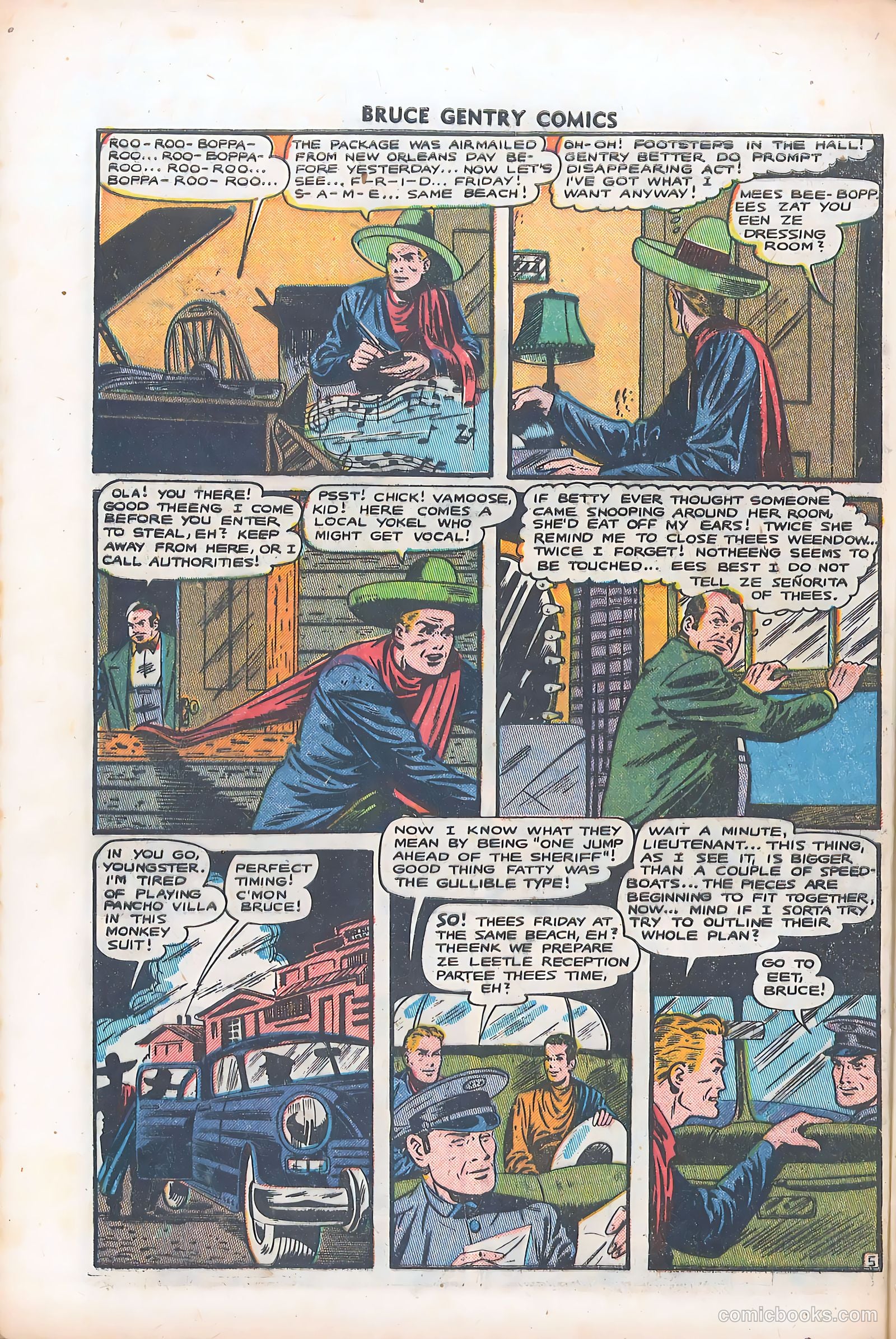 Bruce Gentry Comics #6 (1949) — page 28 of 36