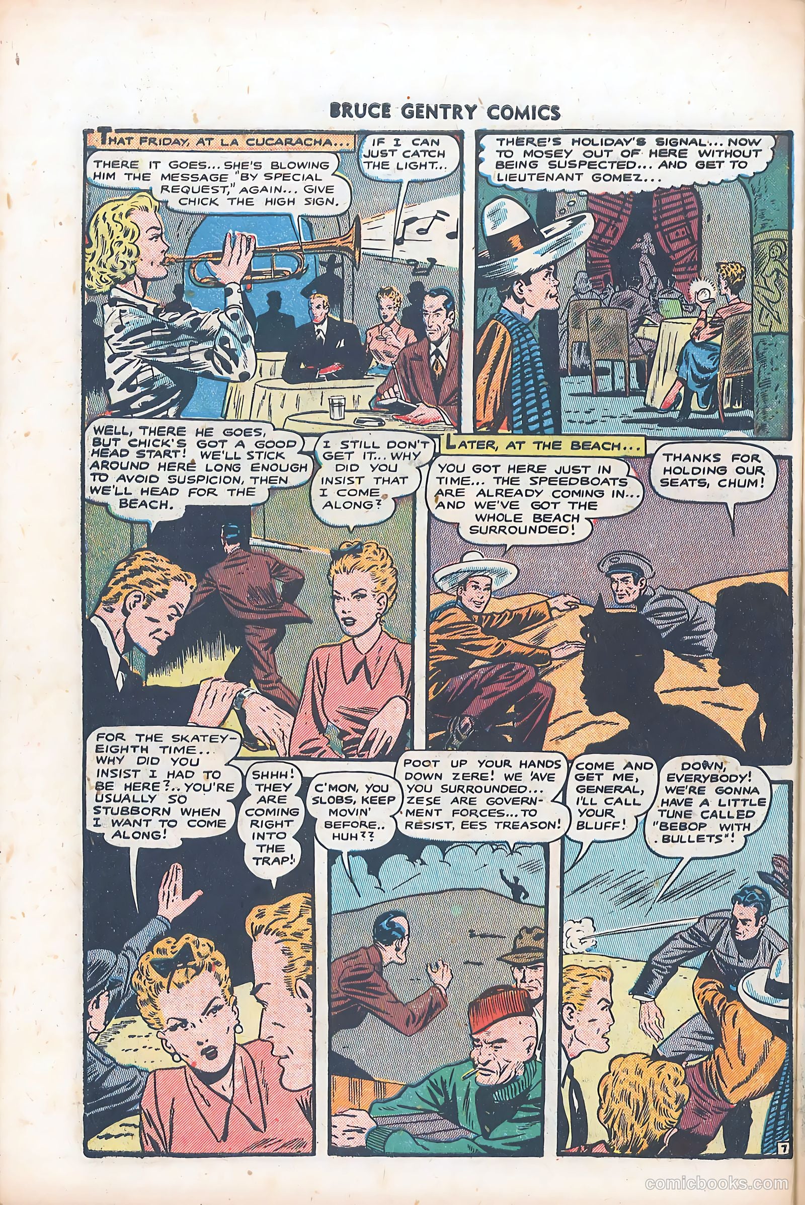 Bruce Gentry Comics #6 (1949) — page 30 of 36