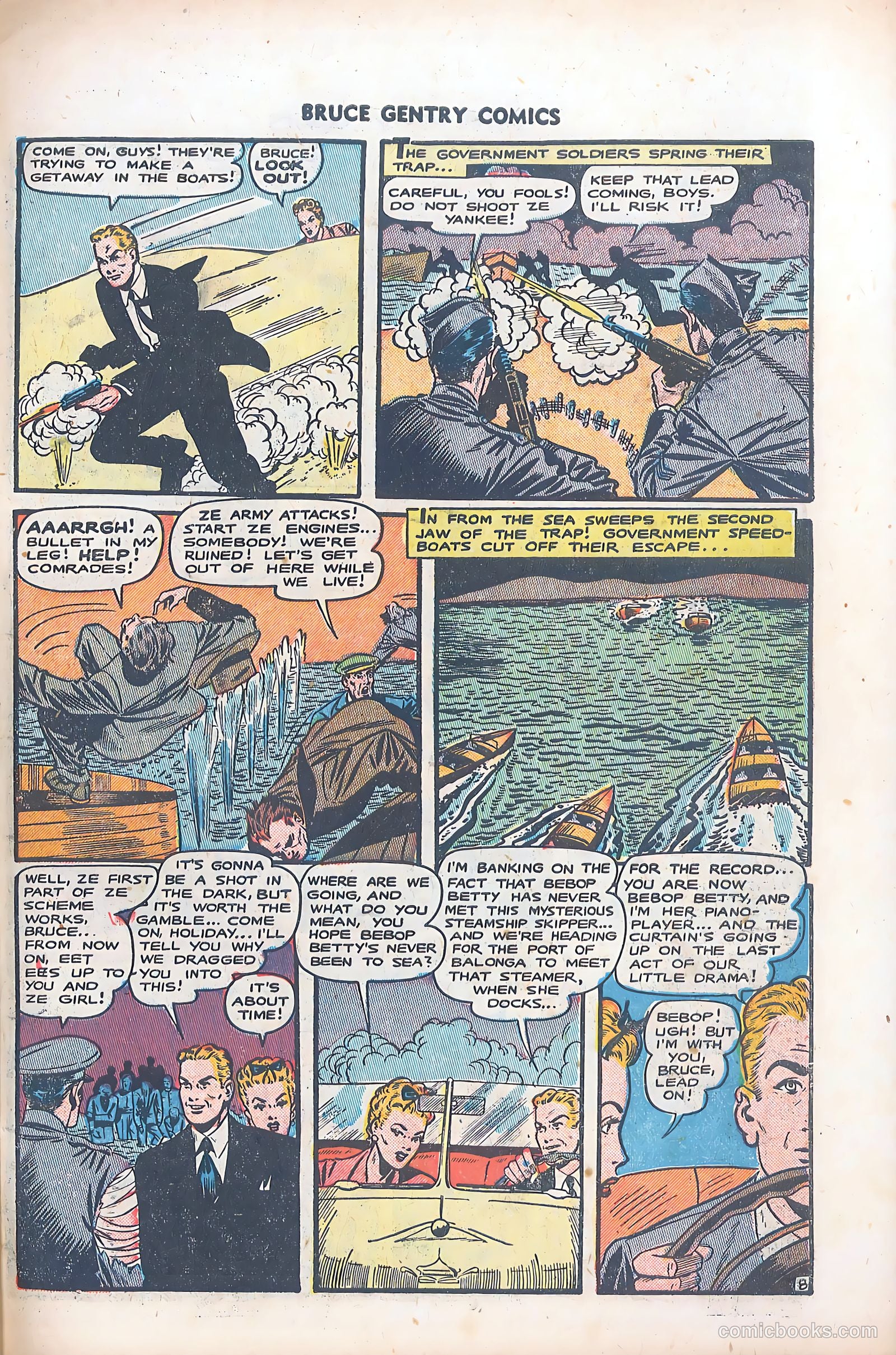 Bruce Gentry Comics #6 (1949) — page 31 of 36