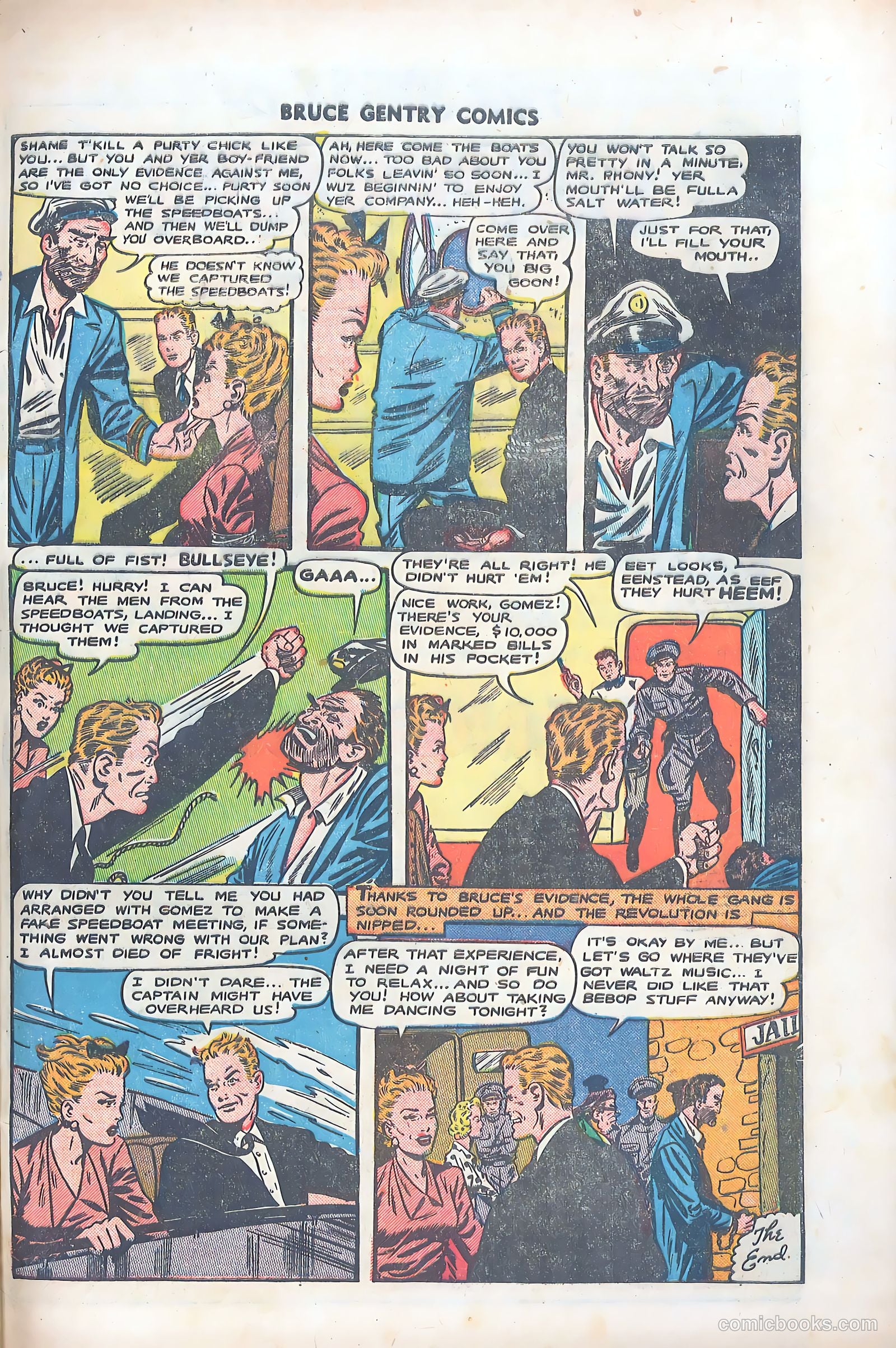 Bruce Gentry Comics #6 (1949) — page 33 of 36