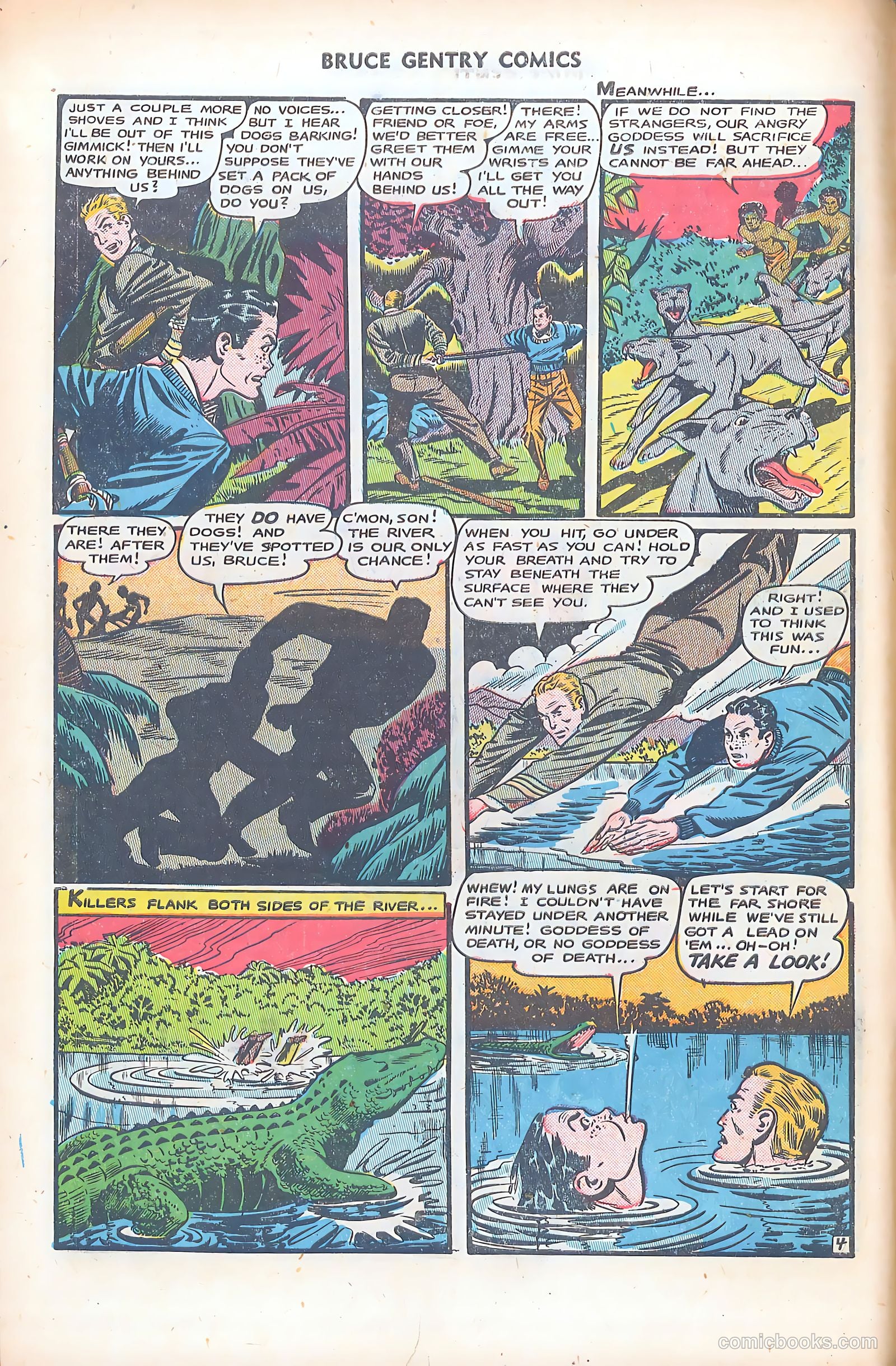 Bruce Gentry Comics #7 (1949) — page 6 of 36