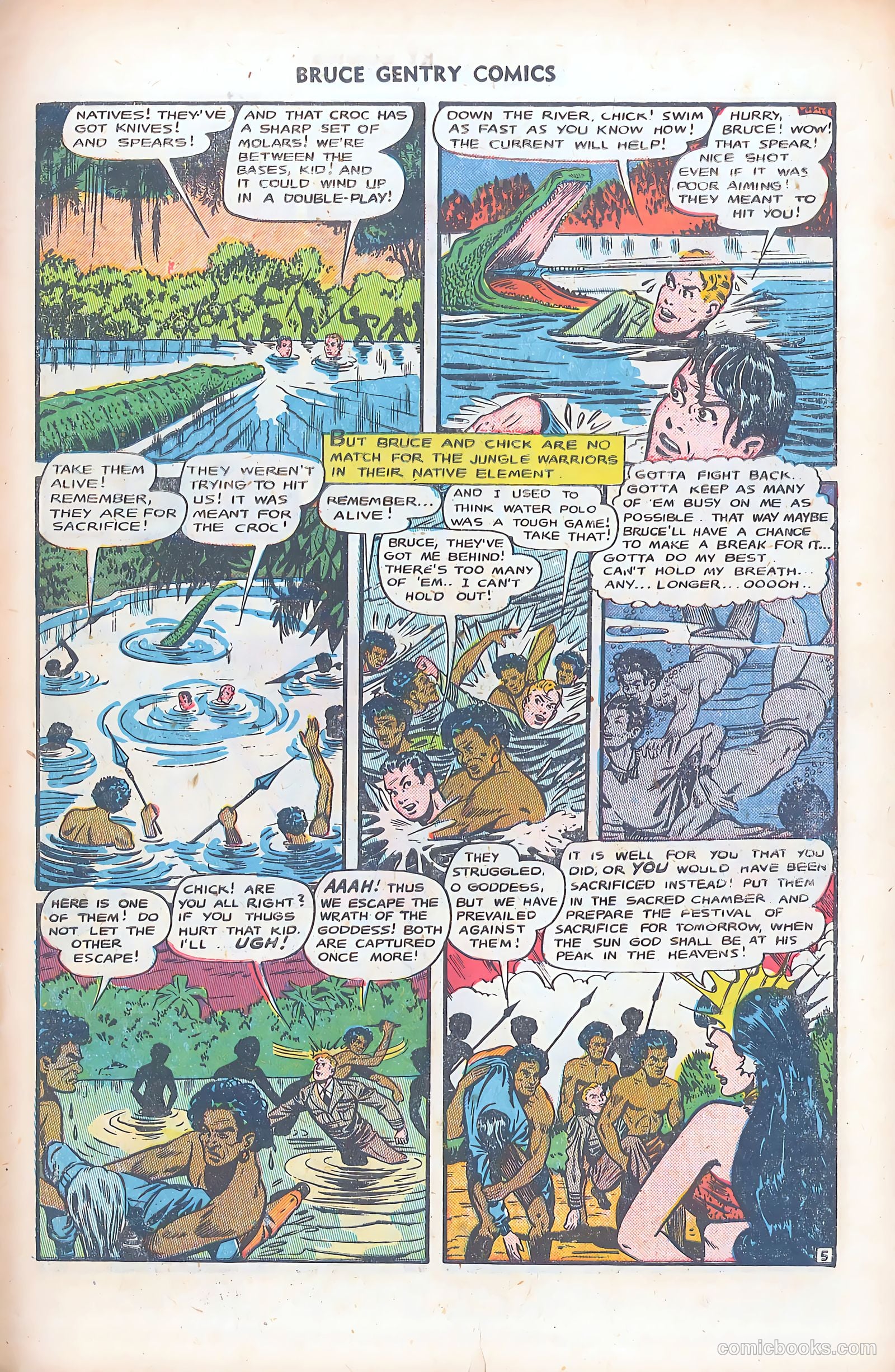 Bruce Gentry Comics #7 (1949) — page 7 of 36