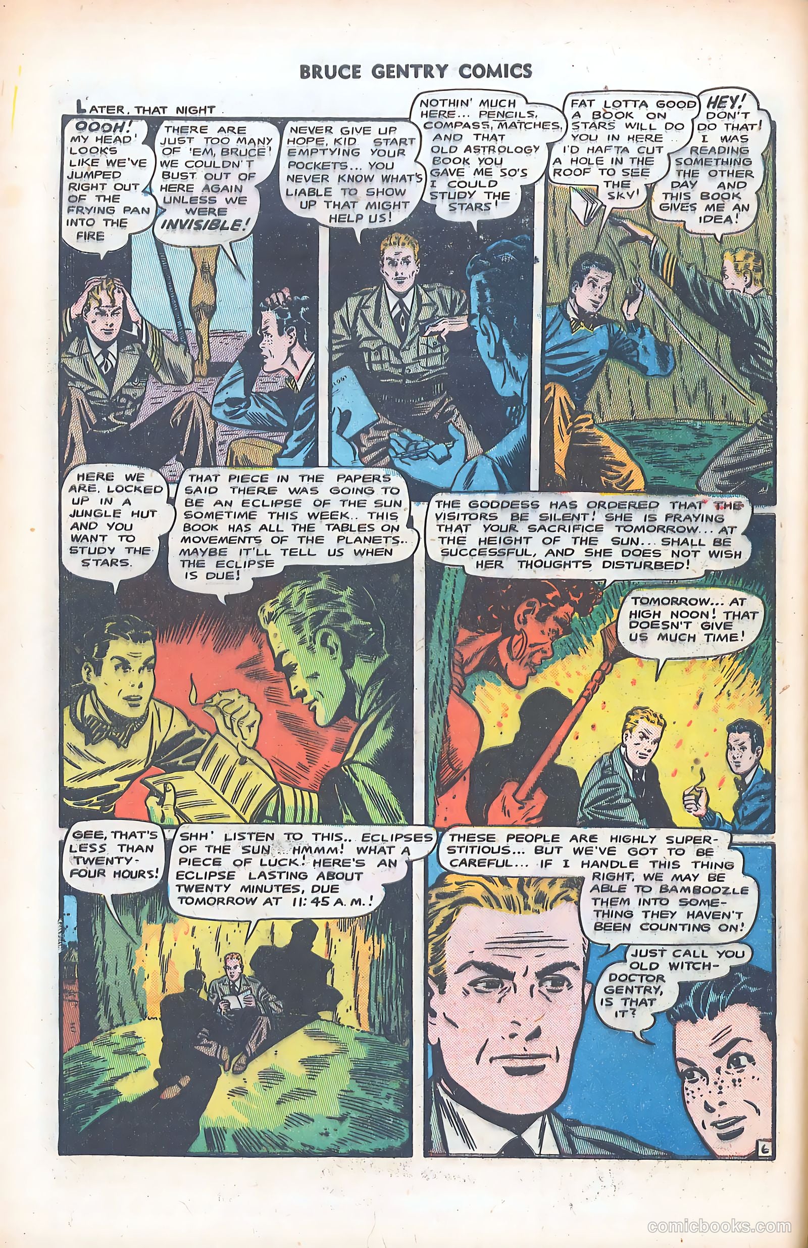 Bruce Gentry Comics #7 (1949) — page 8 of 36