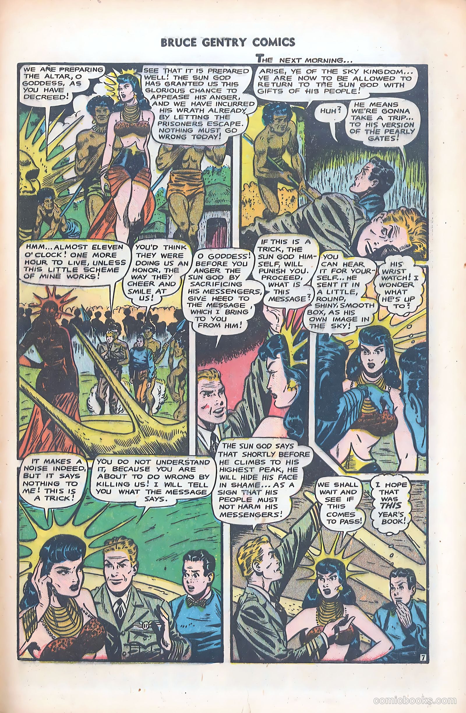 Bruce Gentry Comics #7 (1949) — page 9 of 36