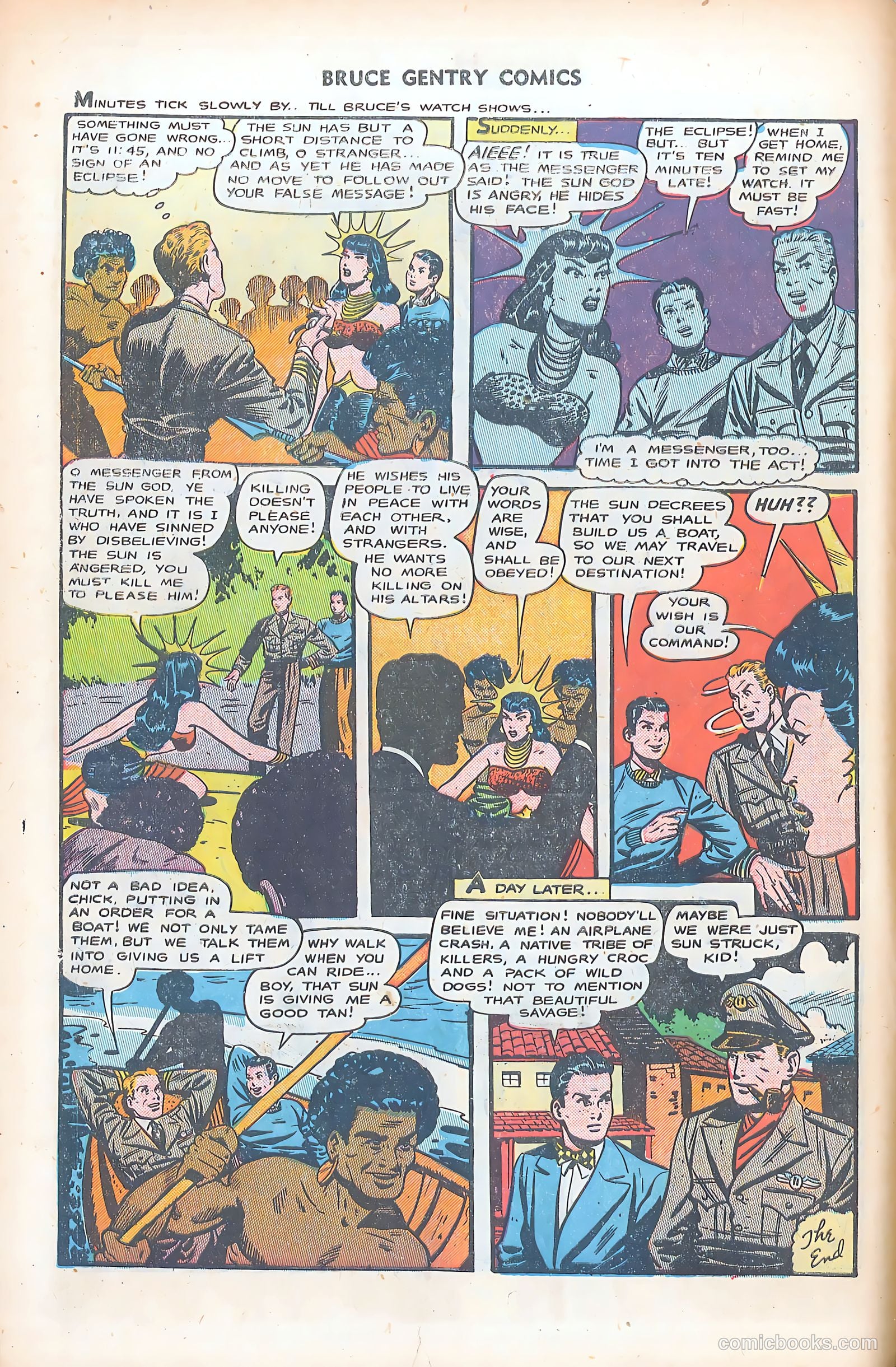 Bruce Gentry Comics #7 (1949) — page 10 of 36