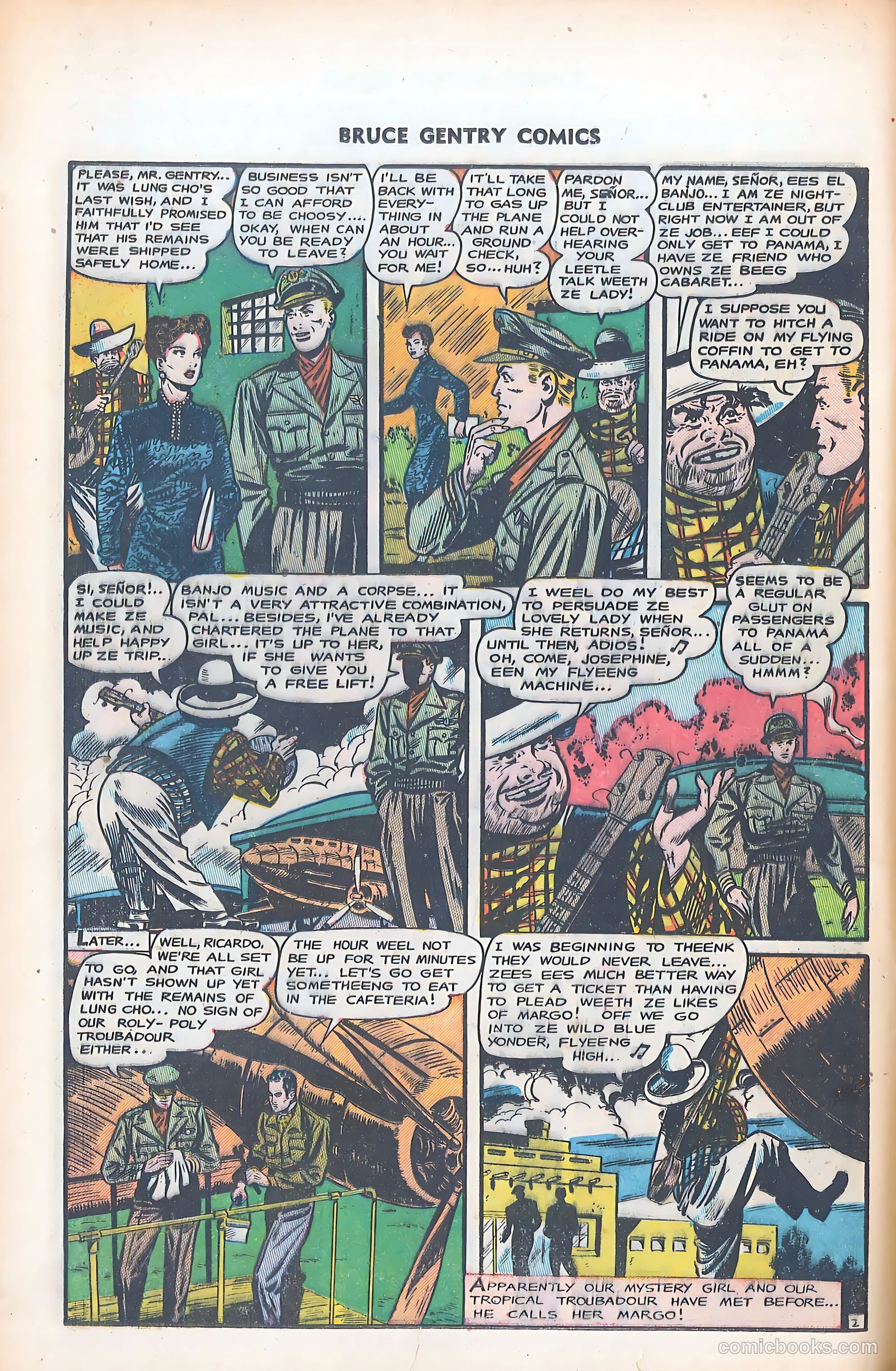 Bruce Gentry Comics #7 (1949) — page 12 of 36