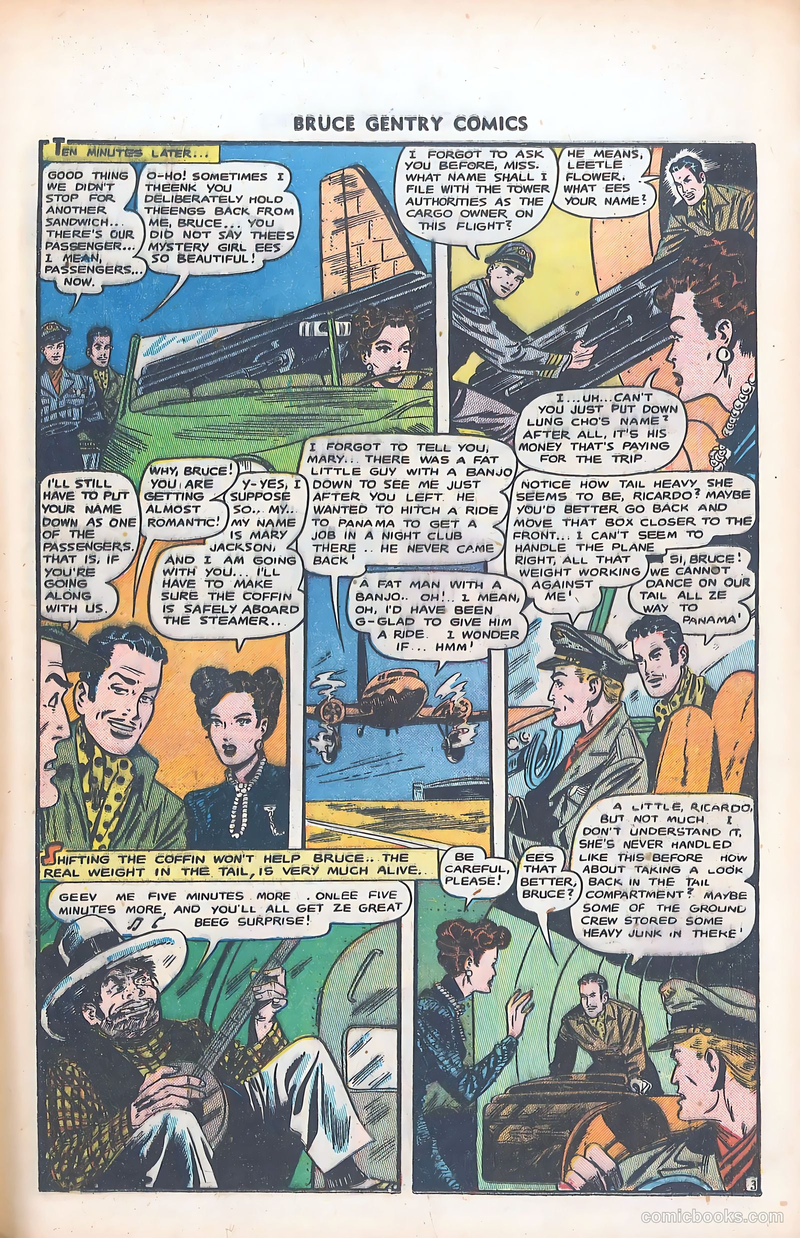 Bruce Gentry Comics #7 (1949) — page 13 of 36