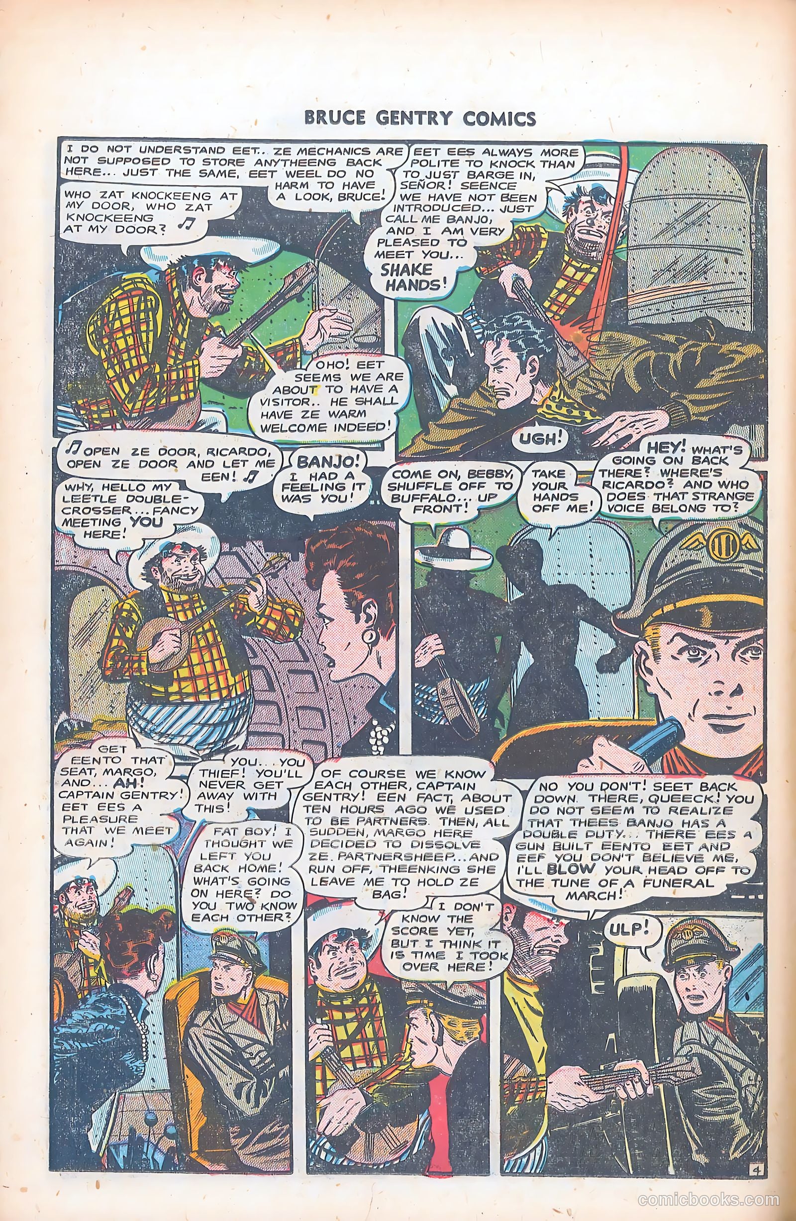 Bruce Gentry Comics #7 (1949) — page 14 of 36
