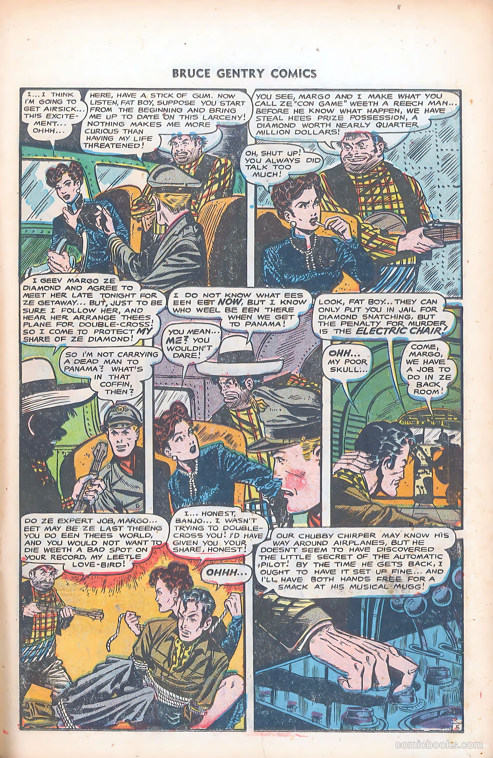 Bruce Gentry Comics #7 (1949) — page 15 of 36