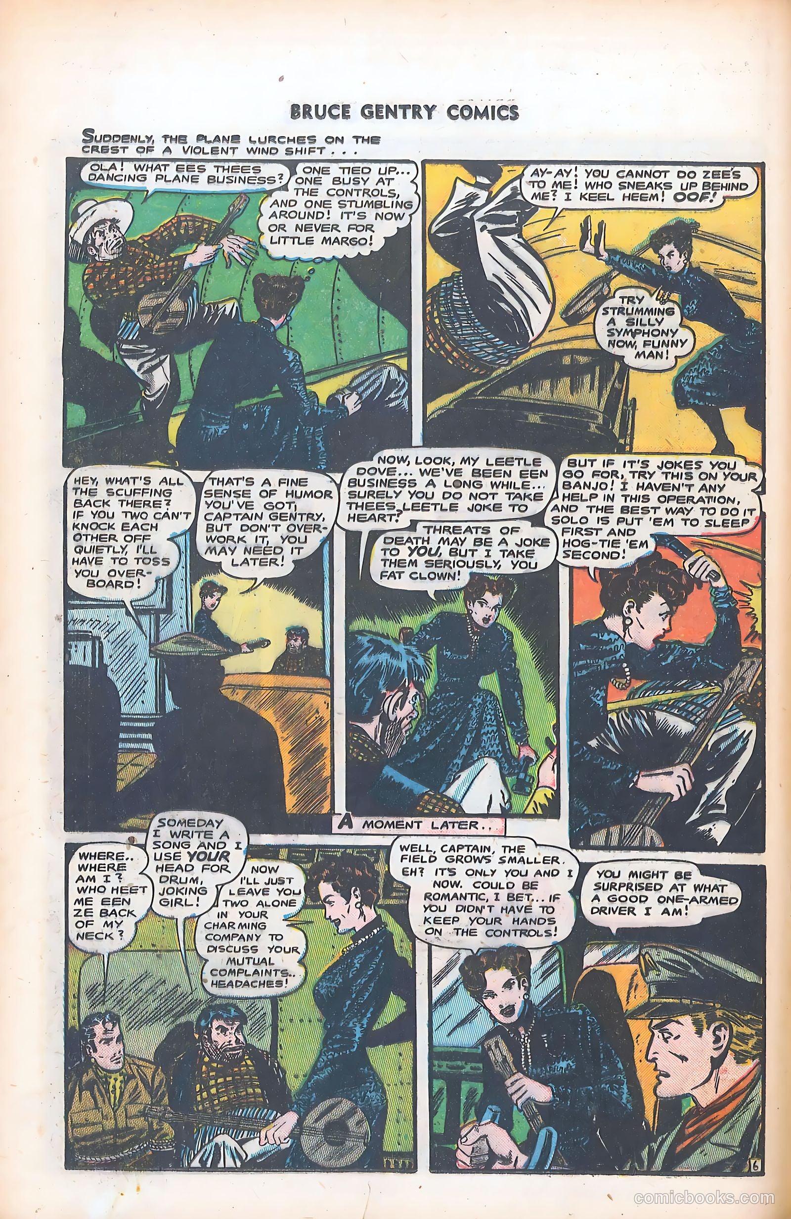 Bruce Gentry Comics #7 (1949) — page 16 of 36