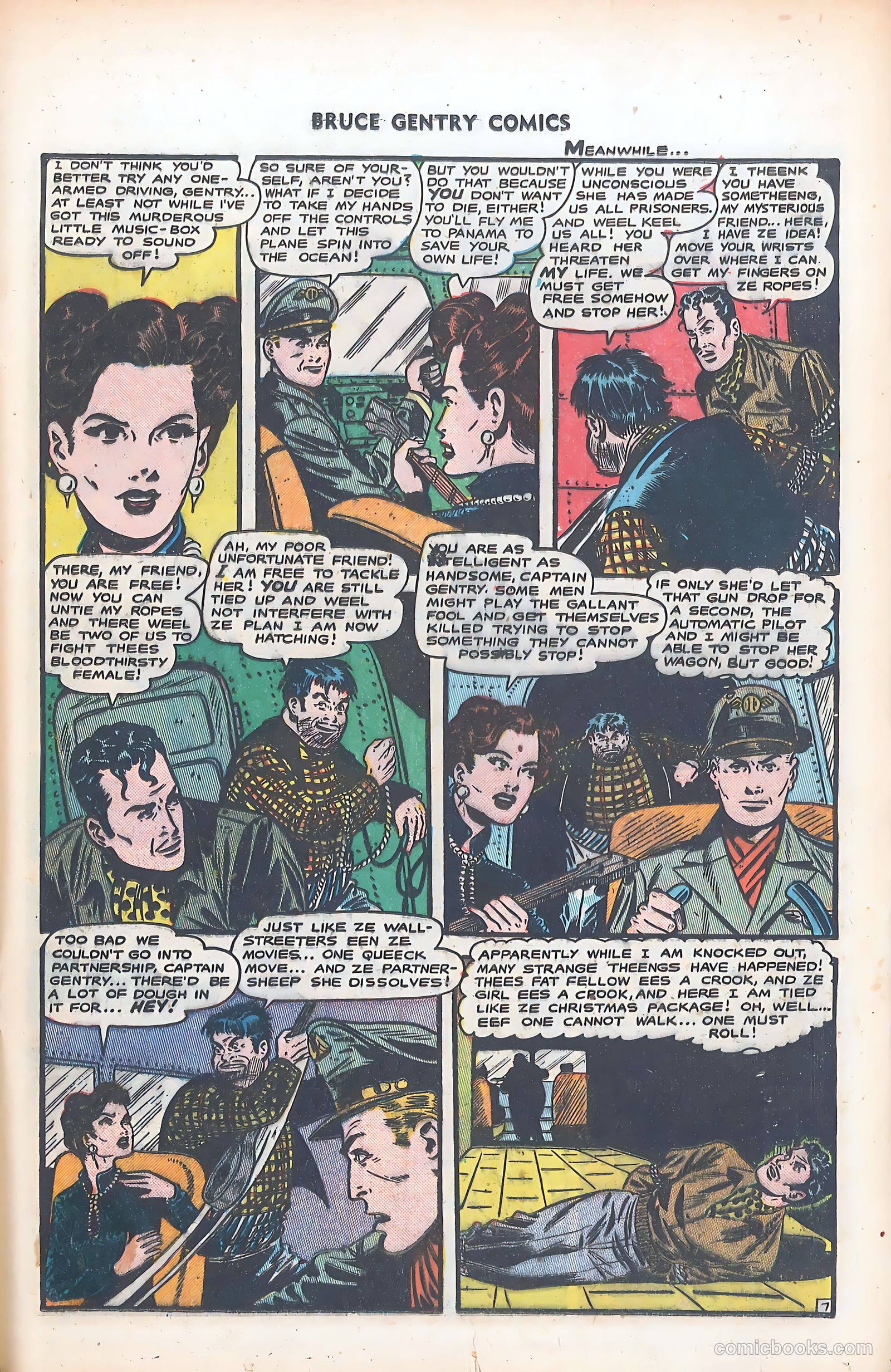 Bruce Gentry Comics #7 (1949) — page 17 of 36