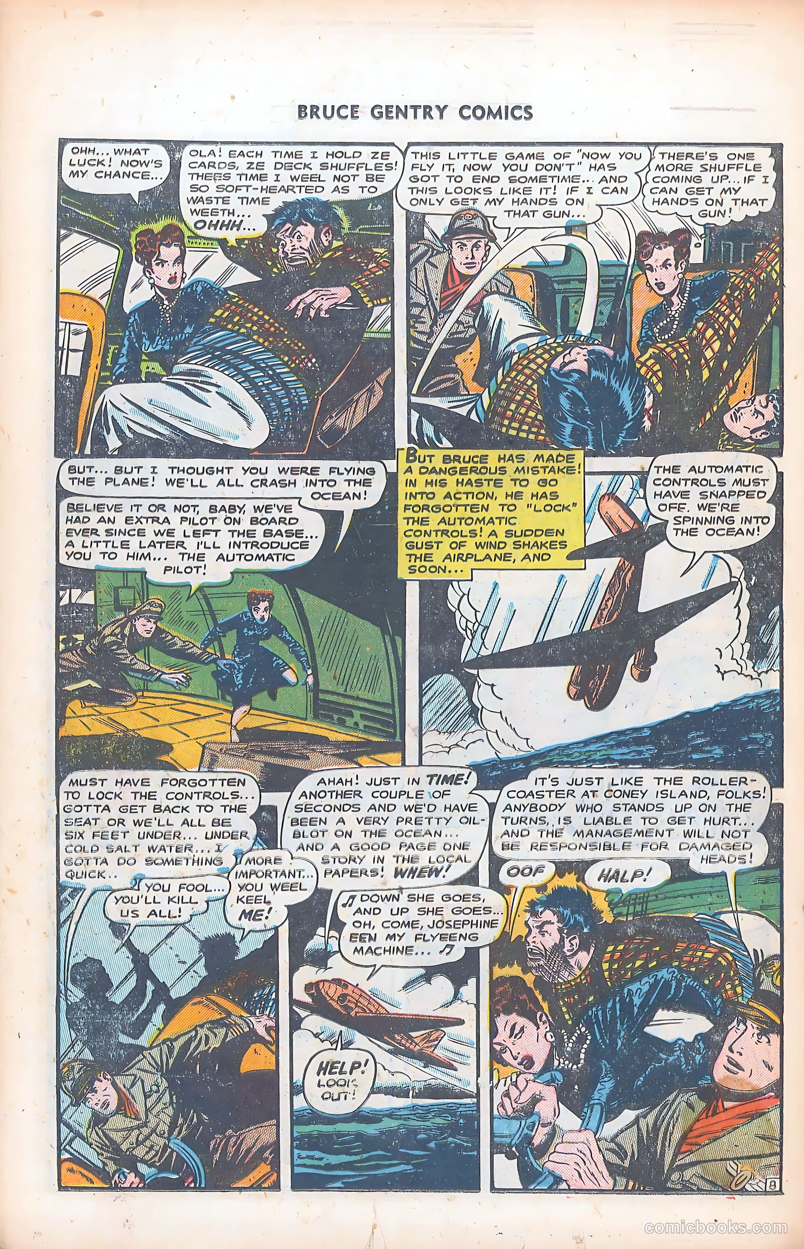 Bruce Gentry Comics #7 (1949) — page 18 of 36