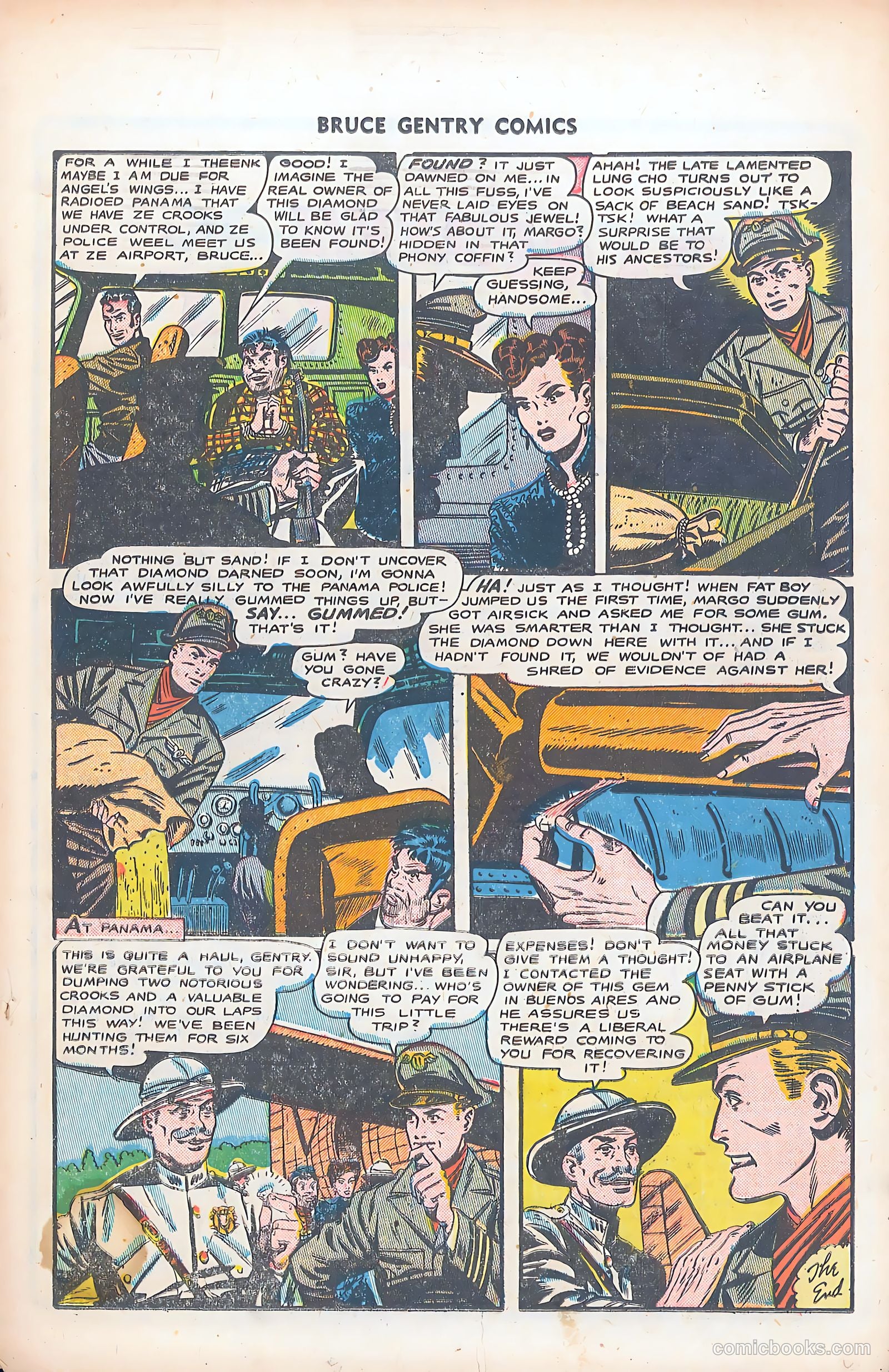 Bruce Gentry Comics #7 (1949) — page 19 of 36