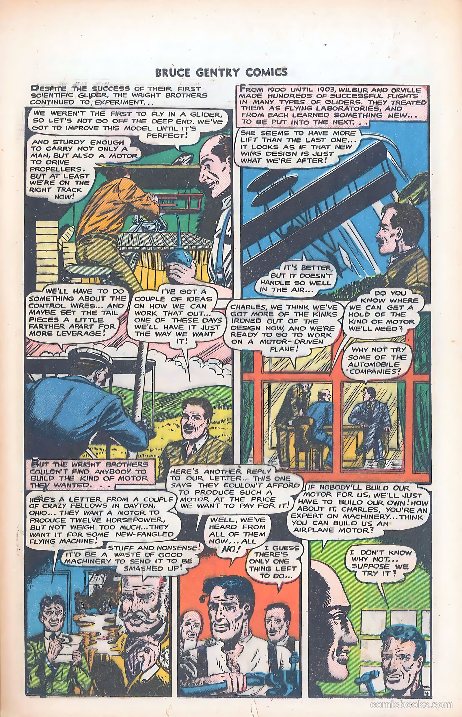Bruce Gentry Comics #7 (1949) — page 25 of 36