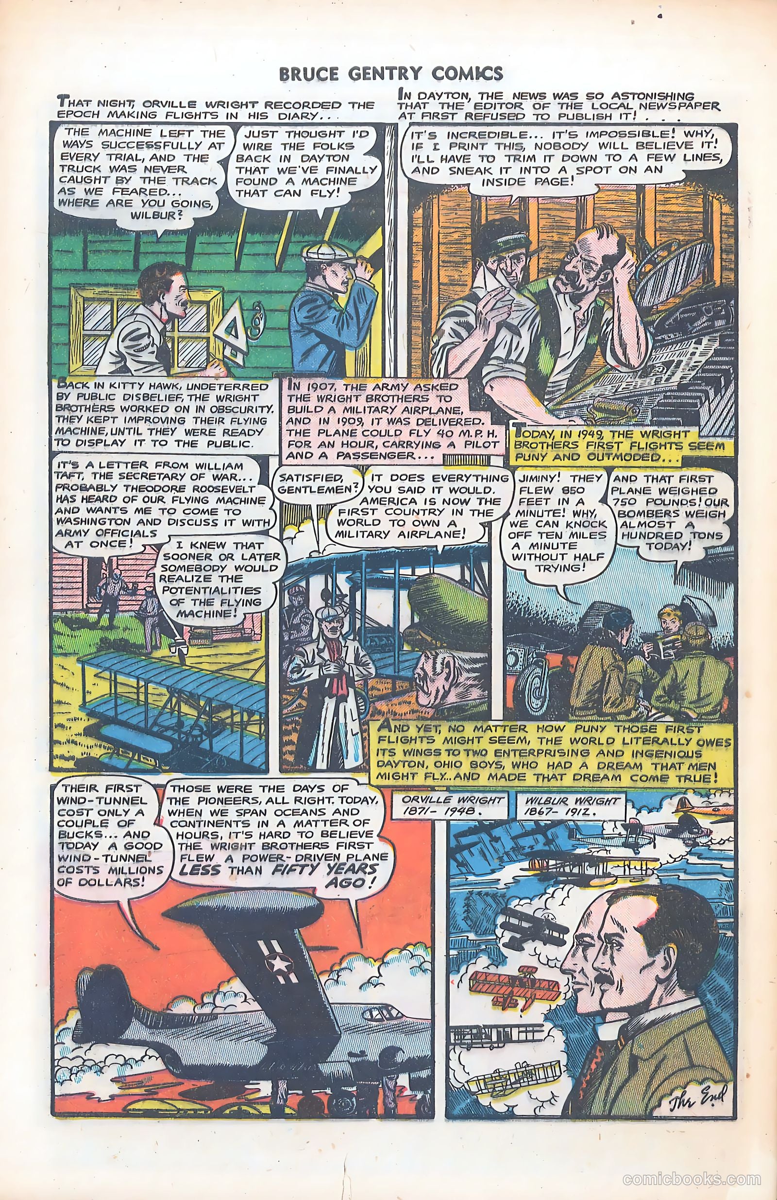 Bruce Gentry Comics #7 (1949) — page 28 of 36