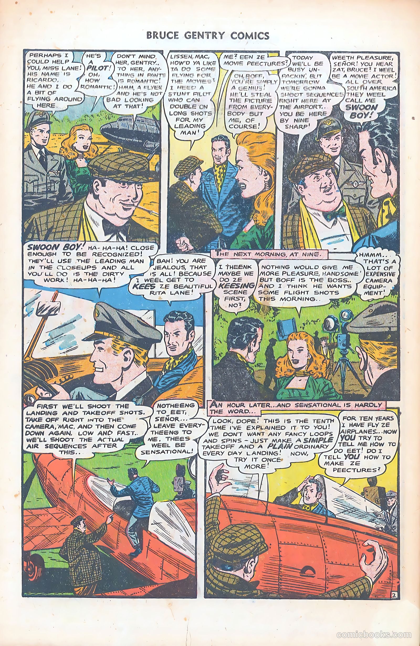 Bruce Gentry Comics #7 (1949) — page 30 of 36