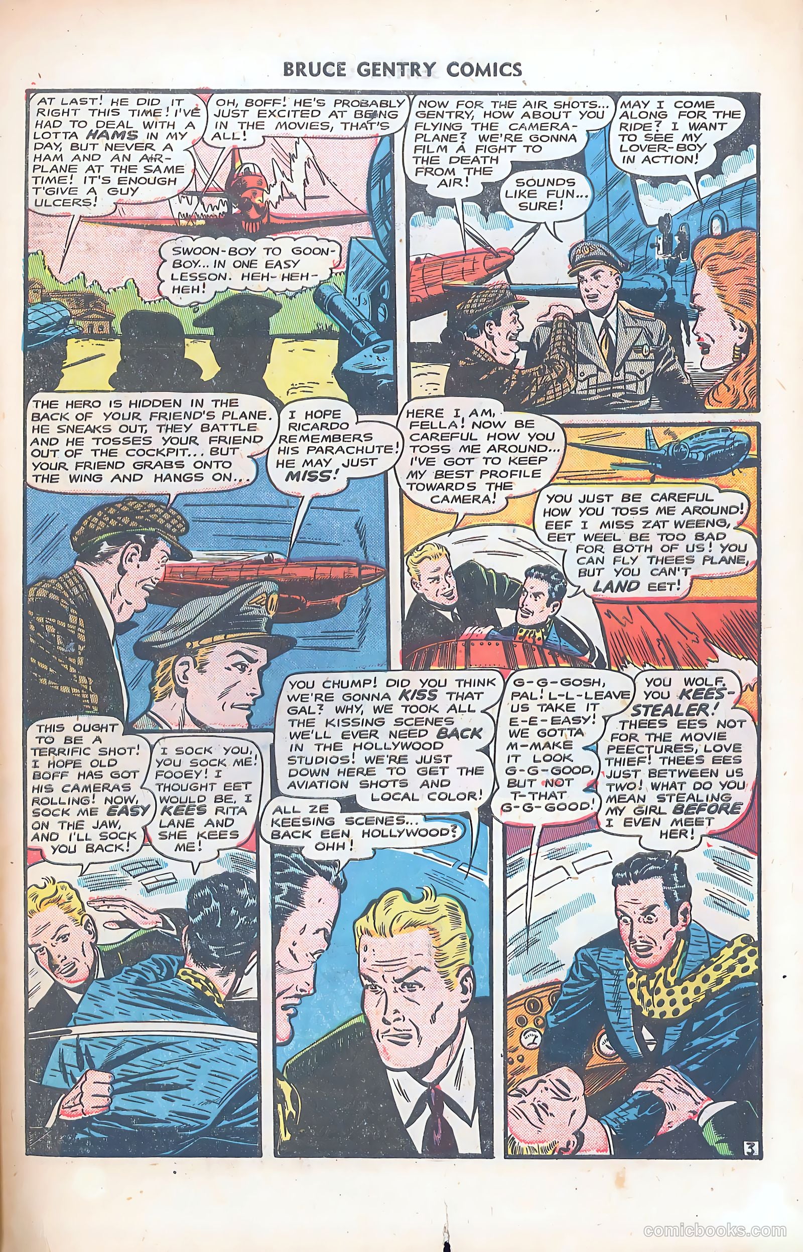 Bruce Gentry Comics #7 (1949) — page 31 of 36