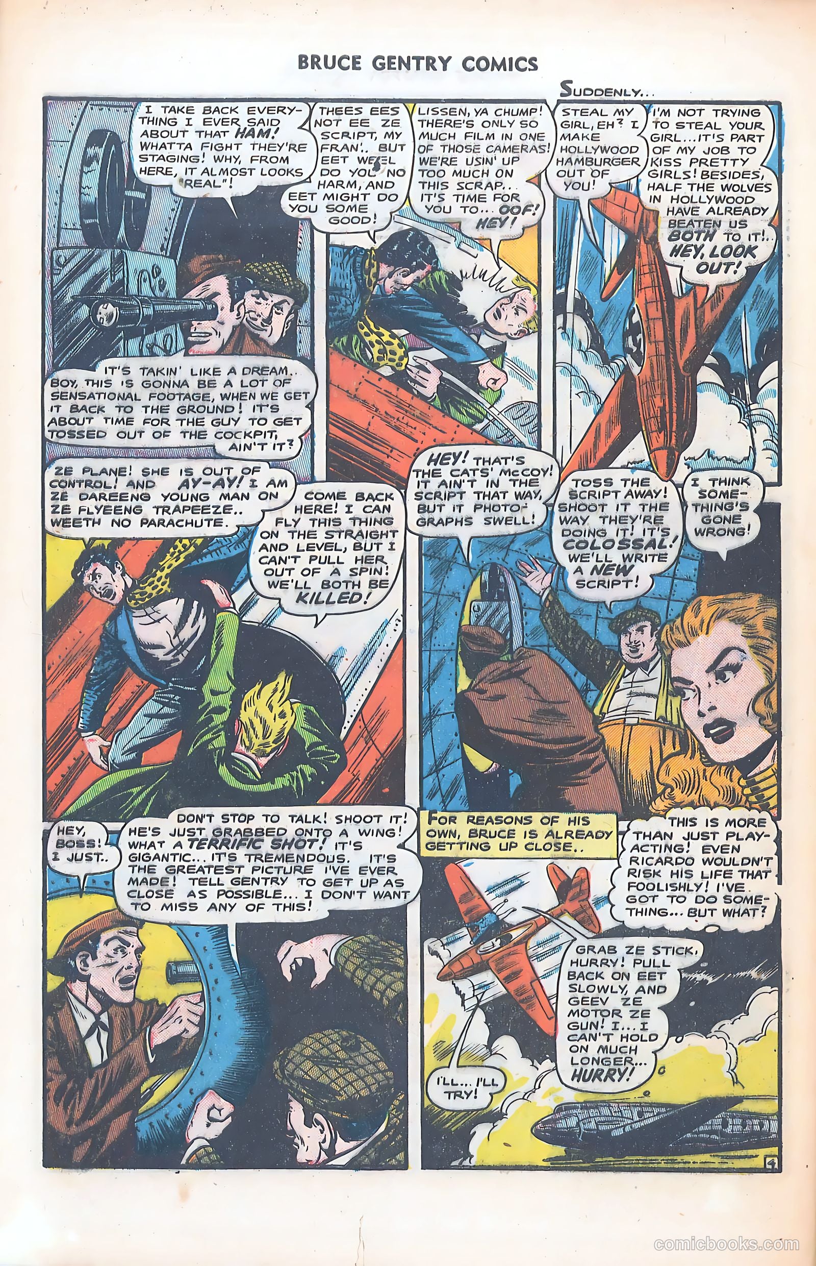 Bruce Gentry Comics #7 (1949) — page 32 of 36