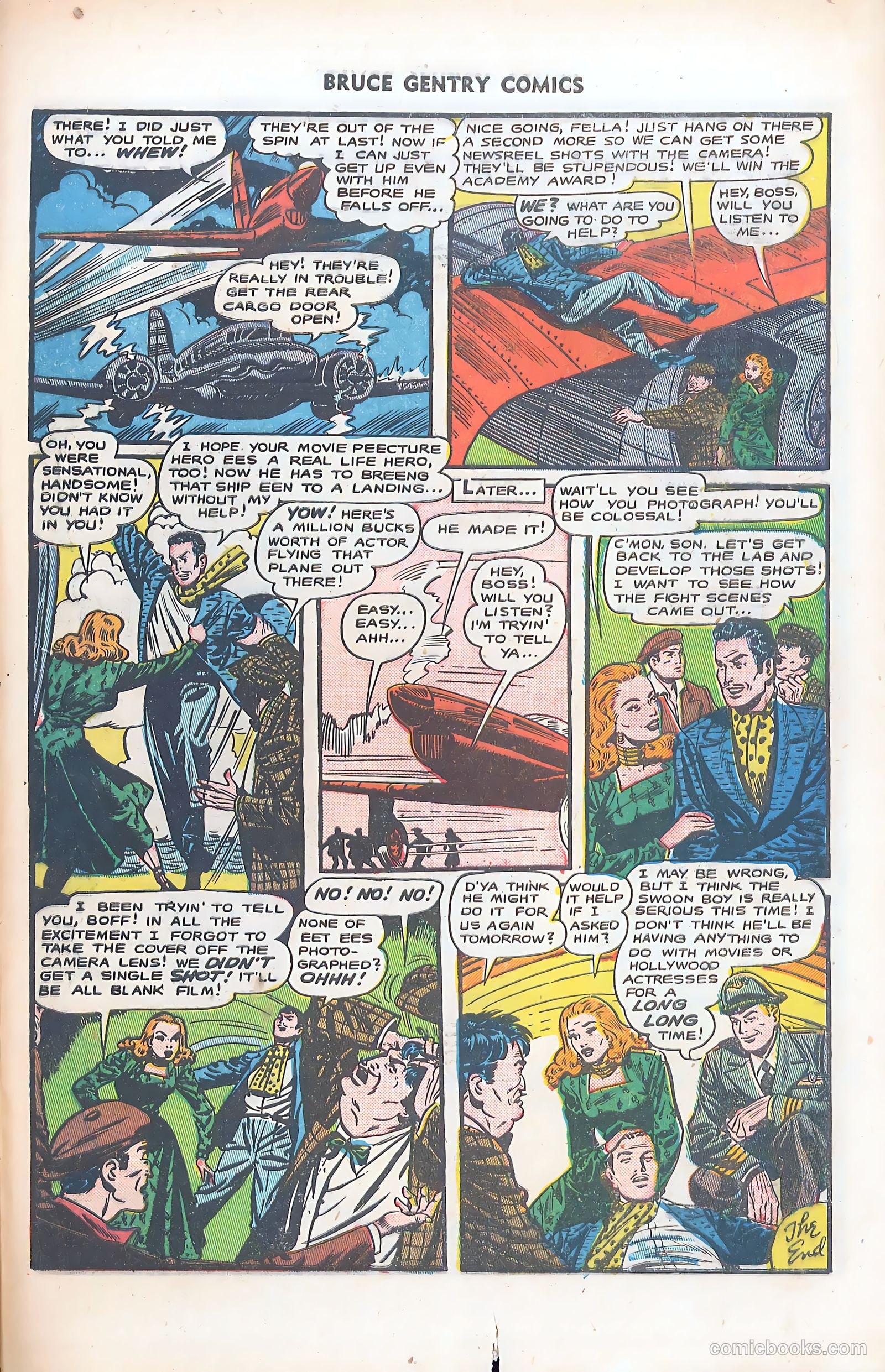Bruce Gentry Comics #7 (1949) — page 33 of 36