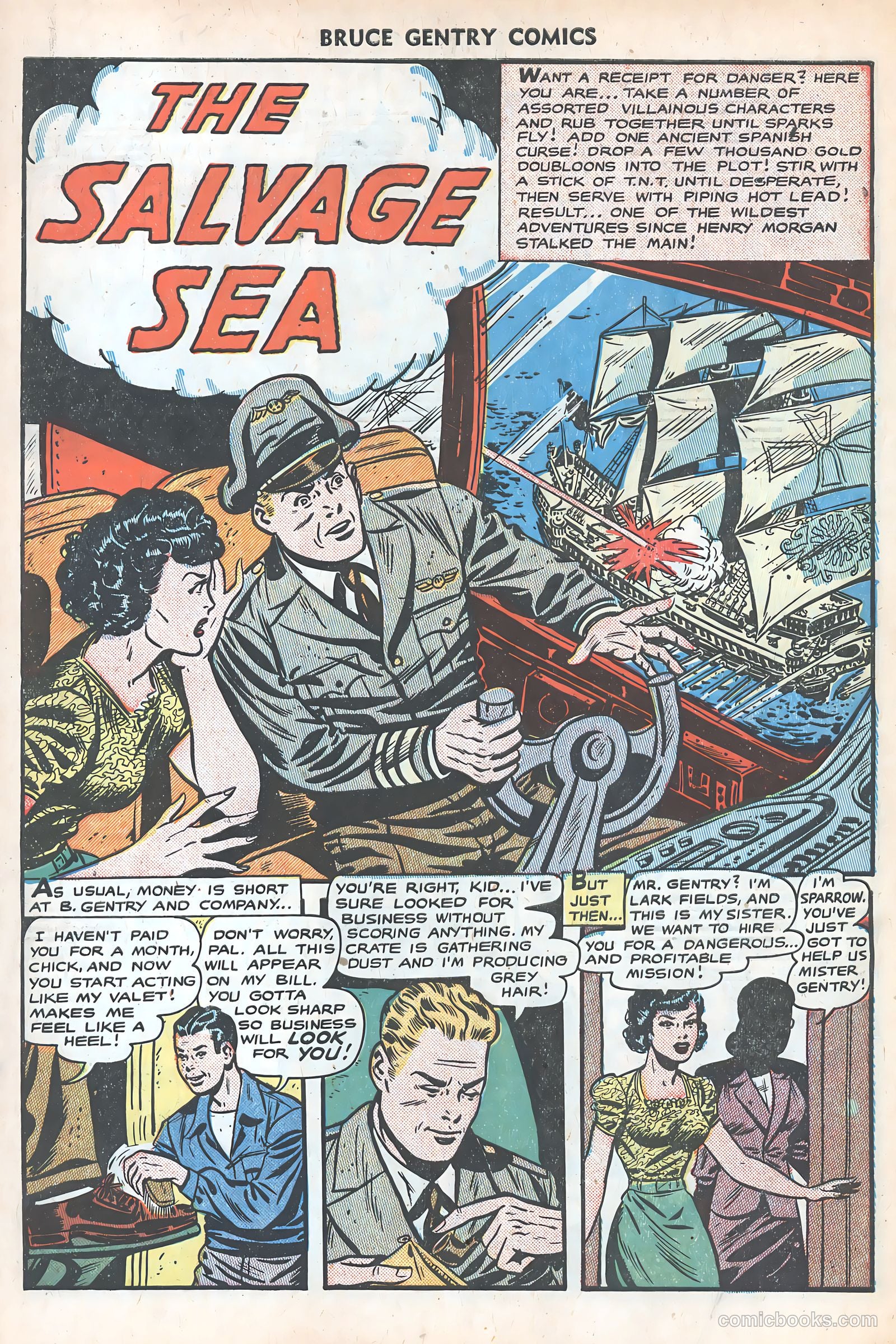 Bruce Gentry Comics #8 (1949) — page 3 of 36