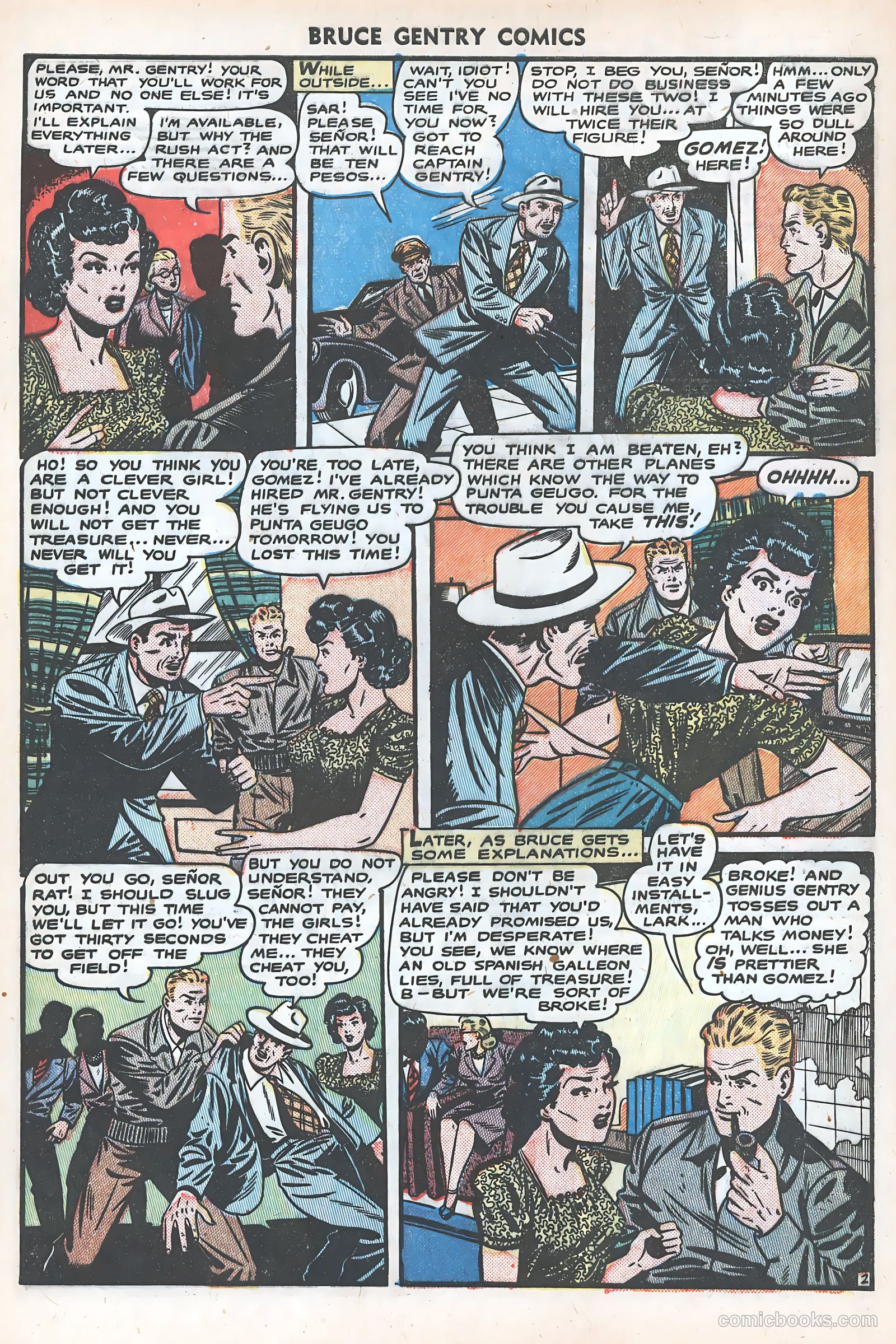 Bruce Gentry Comics #8 (1949) — page 4 of 36