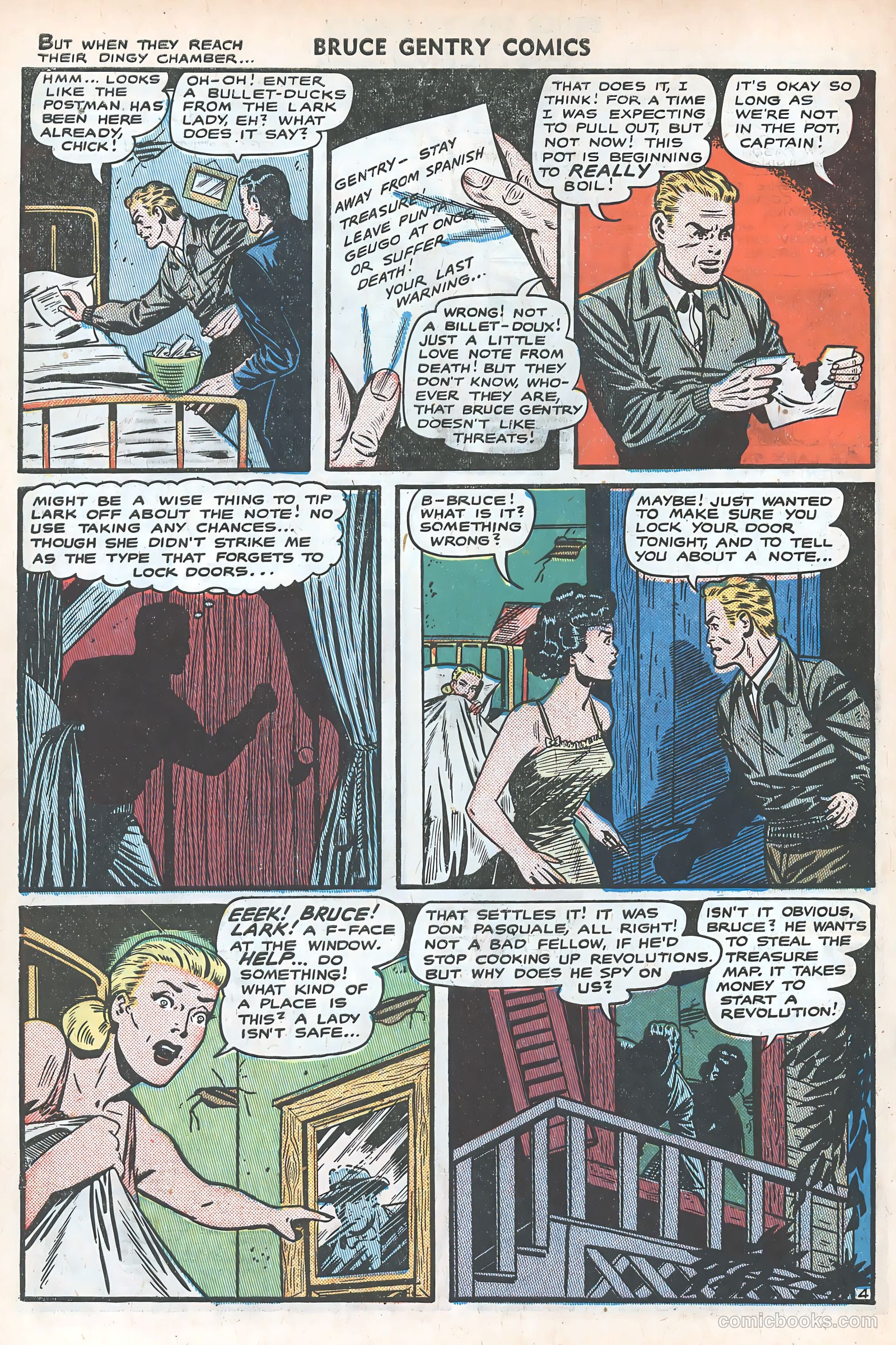 Bruce Gentry Comics #8 (1949) — page 6 of 36