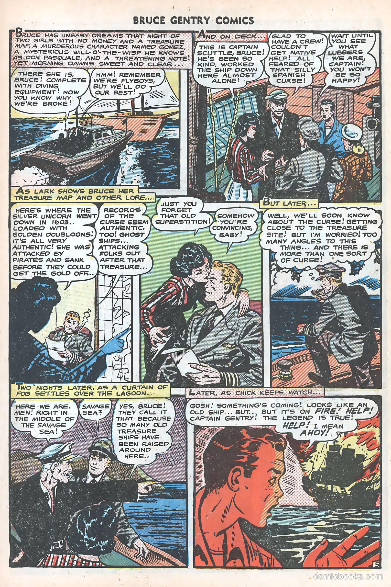 Bruce Gentry Comics #8 (1949) — page 7 of 36