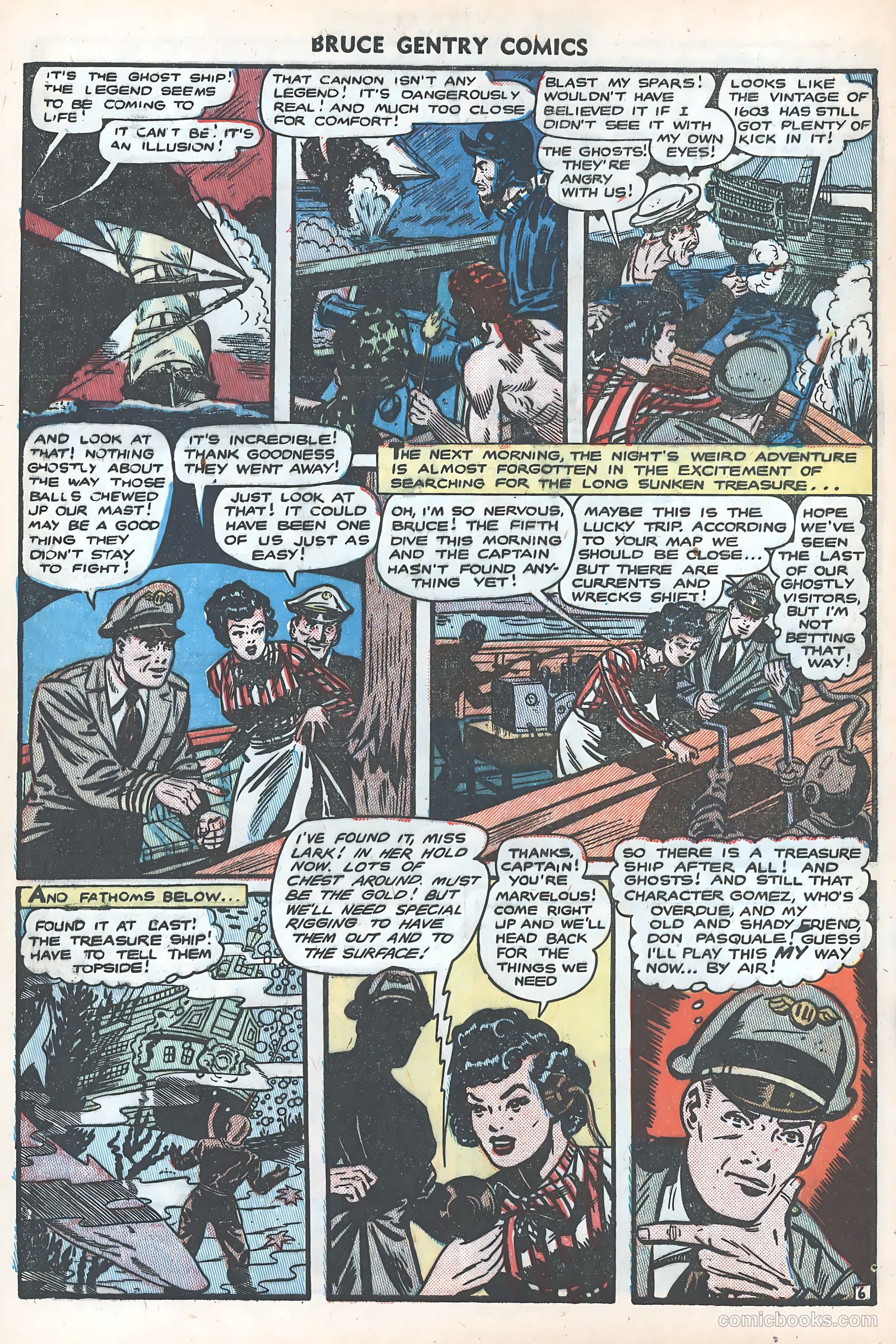 Bruce Gentry Comics #8 (1949) — page 8 of 36