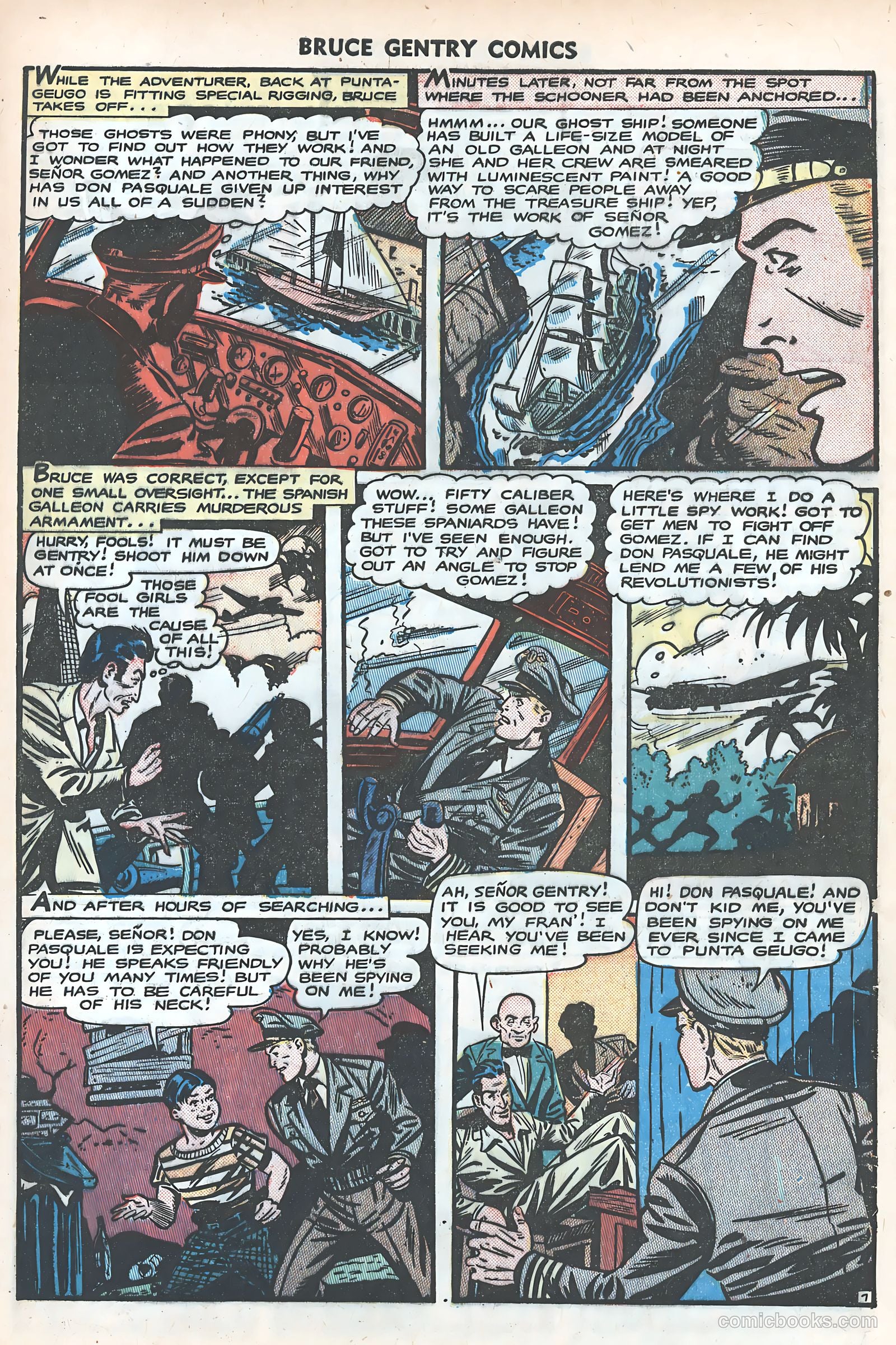 Bruce Gentry Comics #8 (1949) — page 9 of 36
