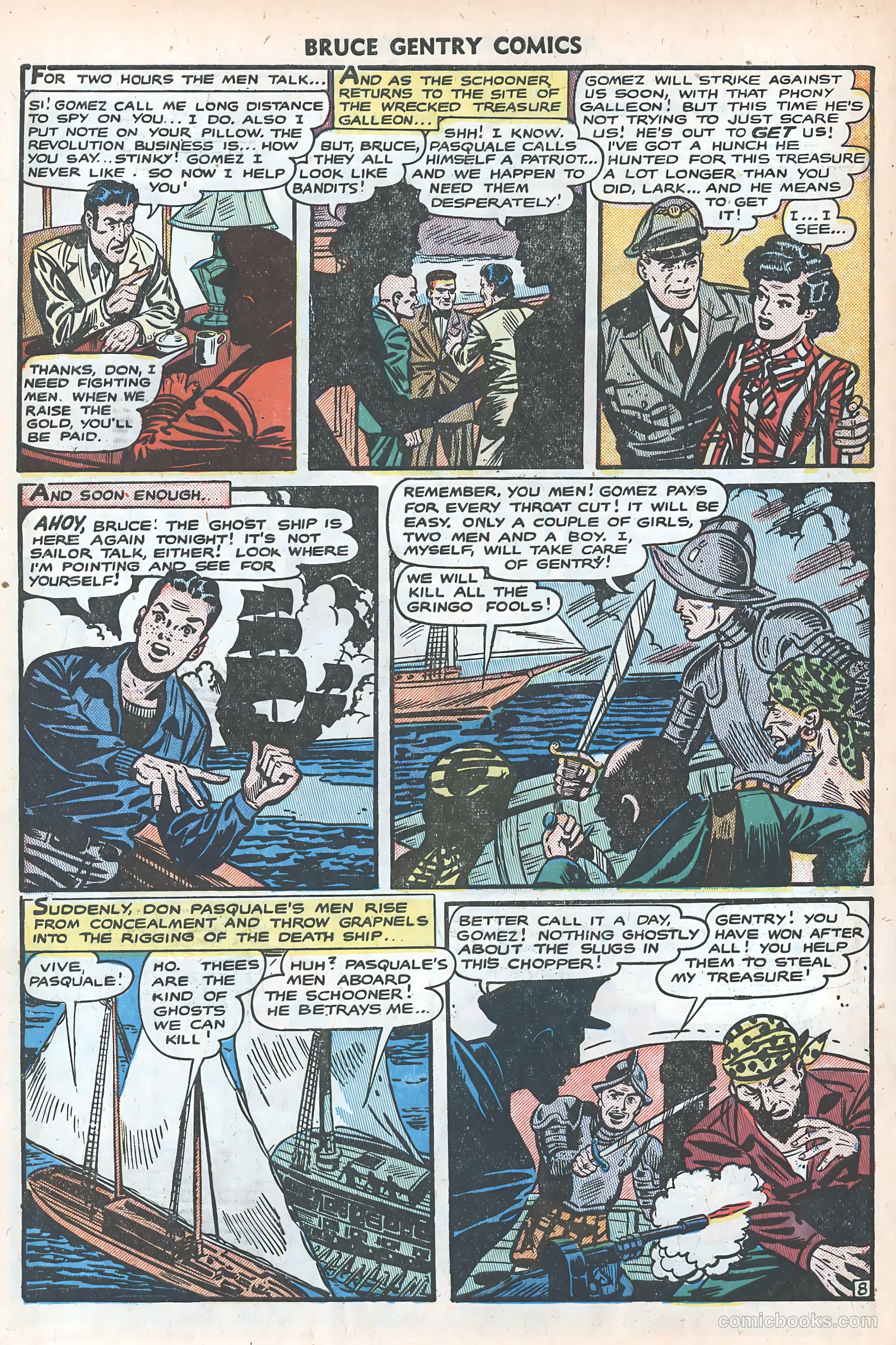 Bruce Gentry Comics #8 (1949) — page 10 of 36